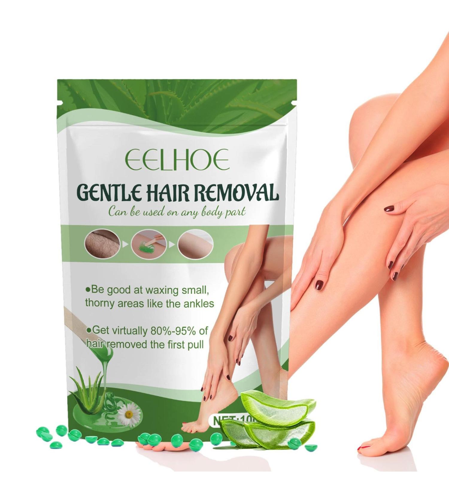 Wake Beads for Hair Removal | Painless Aloe Vera Hard Wax Pearls for Sensitive Skin - Ideal for Bikini Legs Arms Armpits & More - Buy Online on GoSupps.com
