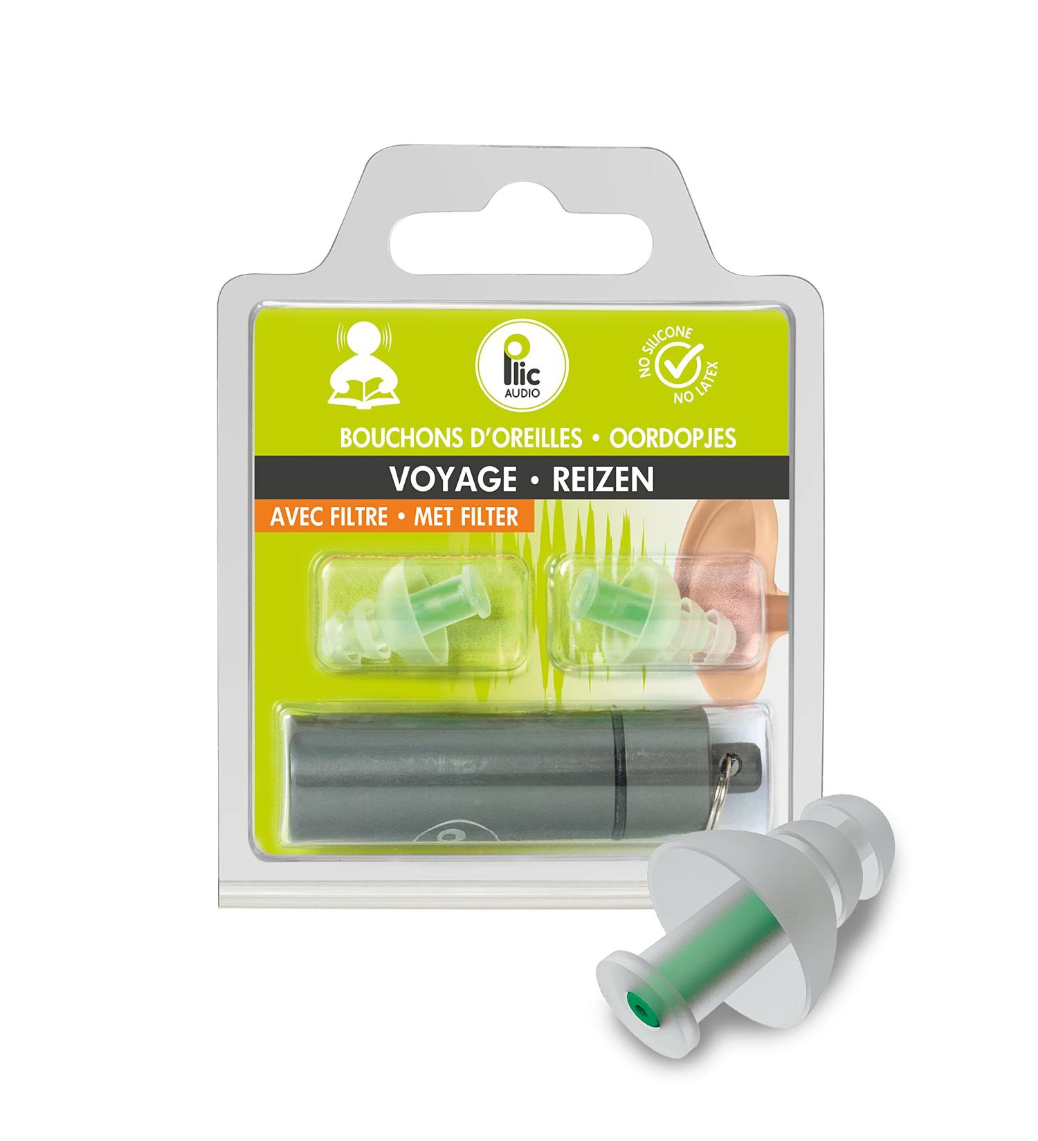 Ultra-Comfortable Ear Plugs for Travel & Noise Reduction | 18 dB Hearing Protection | Hypoallergenic & Reusable - Buy Online on GoSupps.com