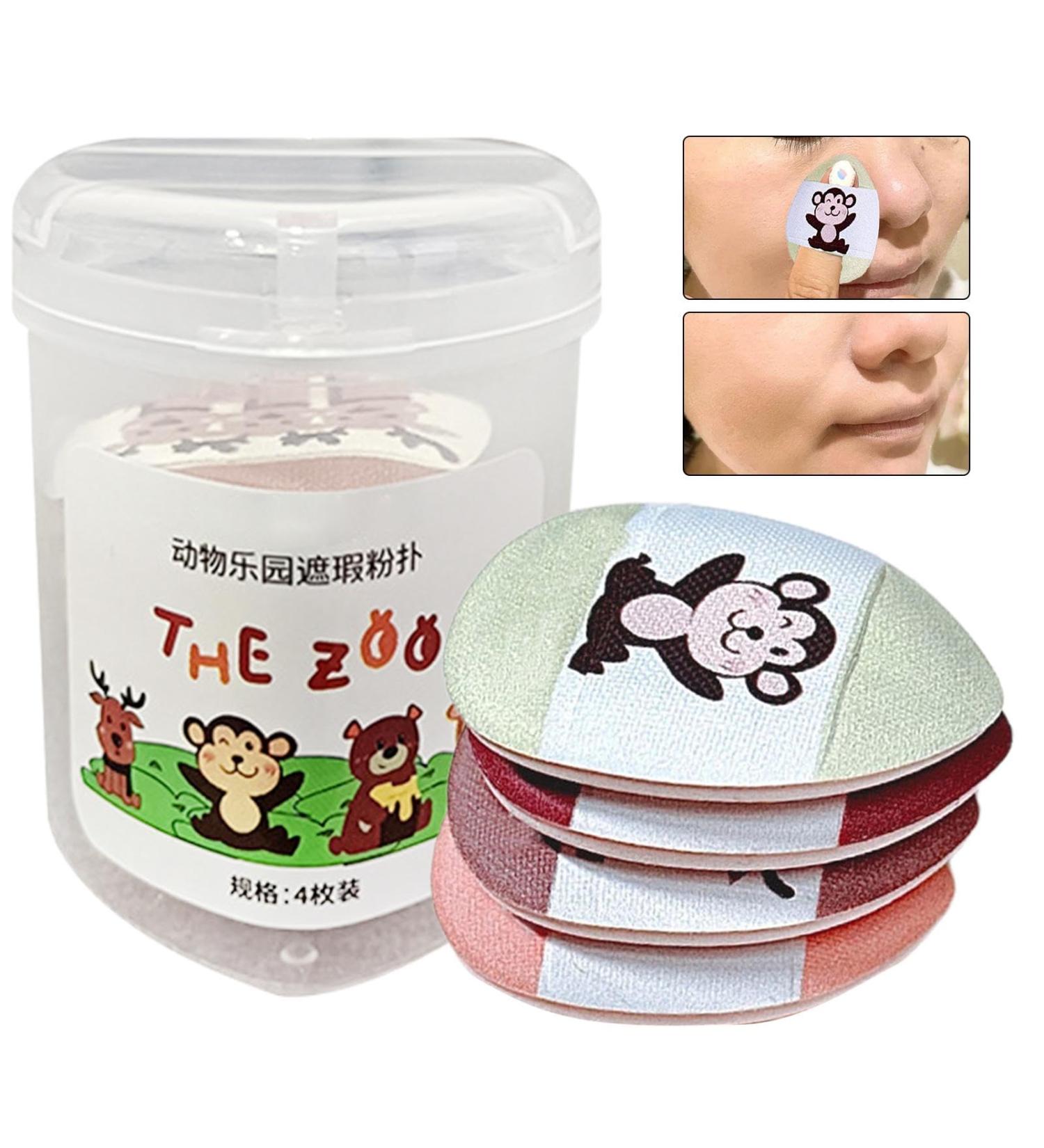 Shurzzesj Face Powder Puff | Reusable Thumb Sponge Blender for Facial Use | Facial Puff Pads Water Drop Shape Design Cosmetic Foundation Blender Puff - Buy Online on GoSupps.com