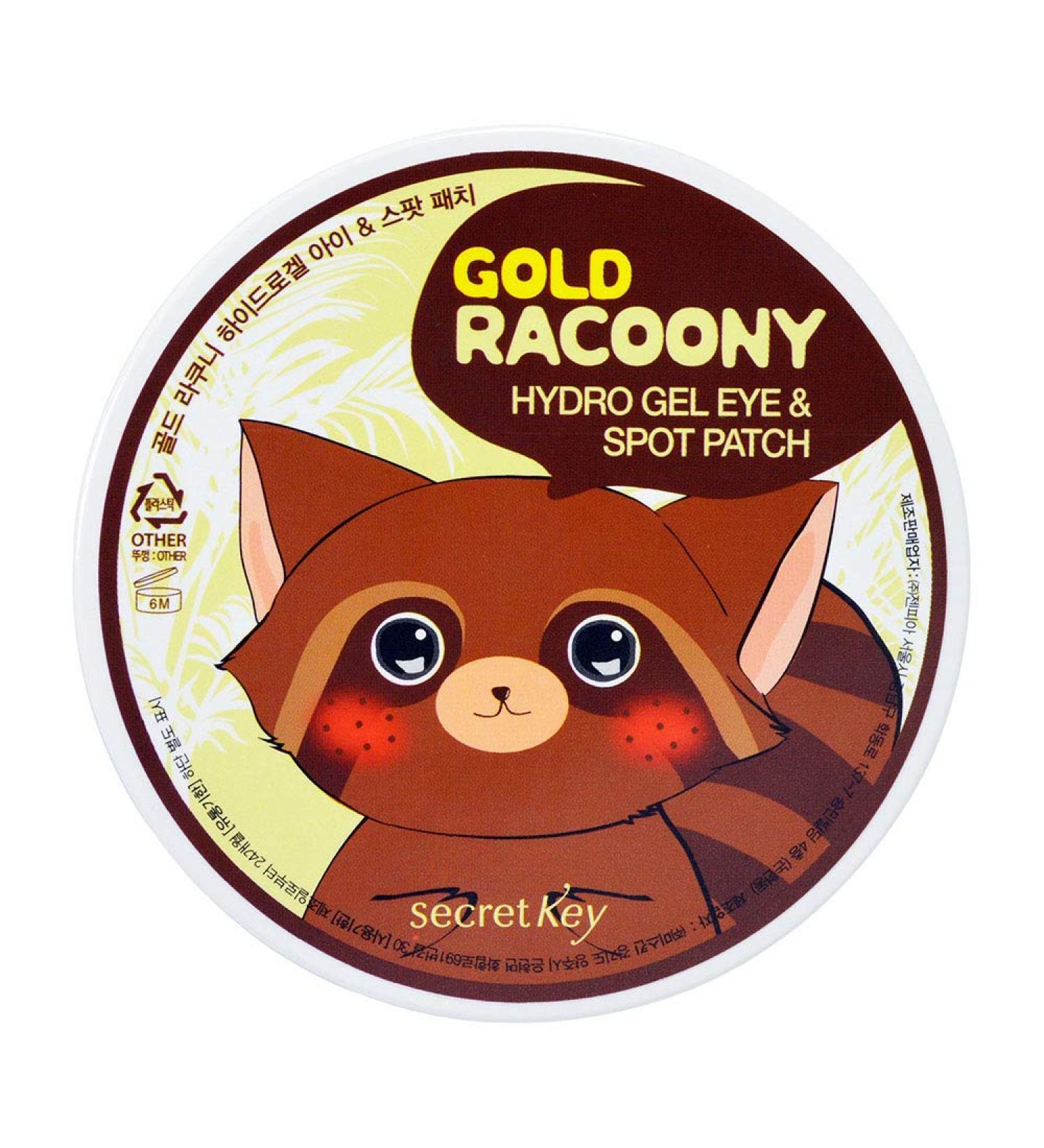 Secret Key Gold Racoony Hydrogel Eye & Spot Patch - 90 Pieces for Dark Circles & Hydration - Buy Online on GoSupps.com