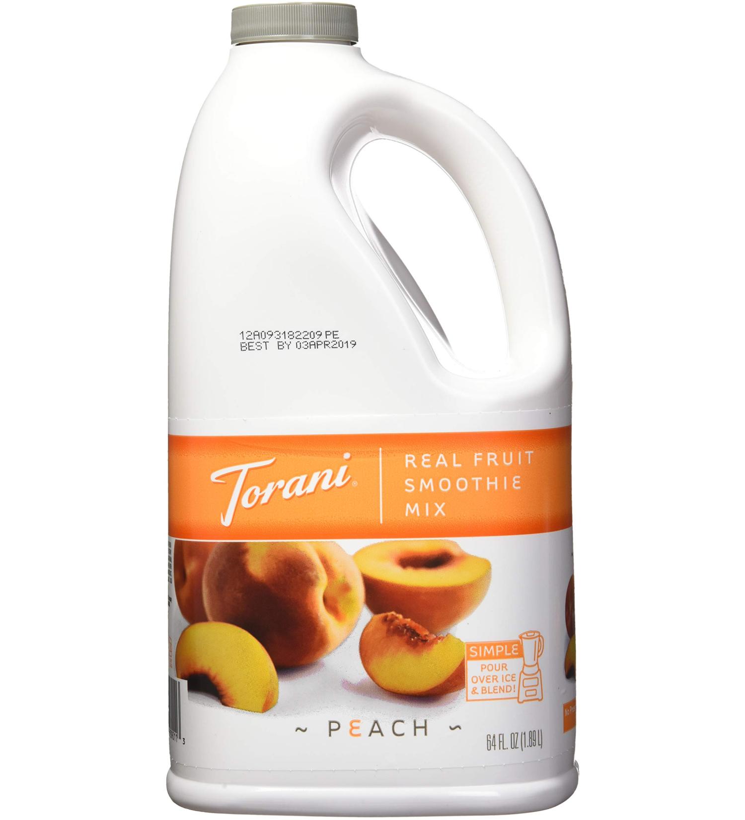 Torani Real Fruit Smoothie Peach Mix - Delicious and Easy to Make - Buy Online on GoSupps.com