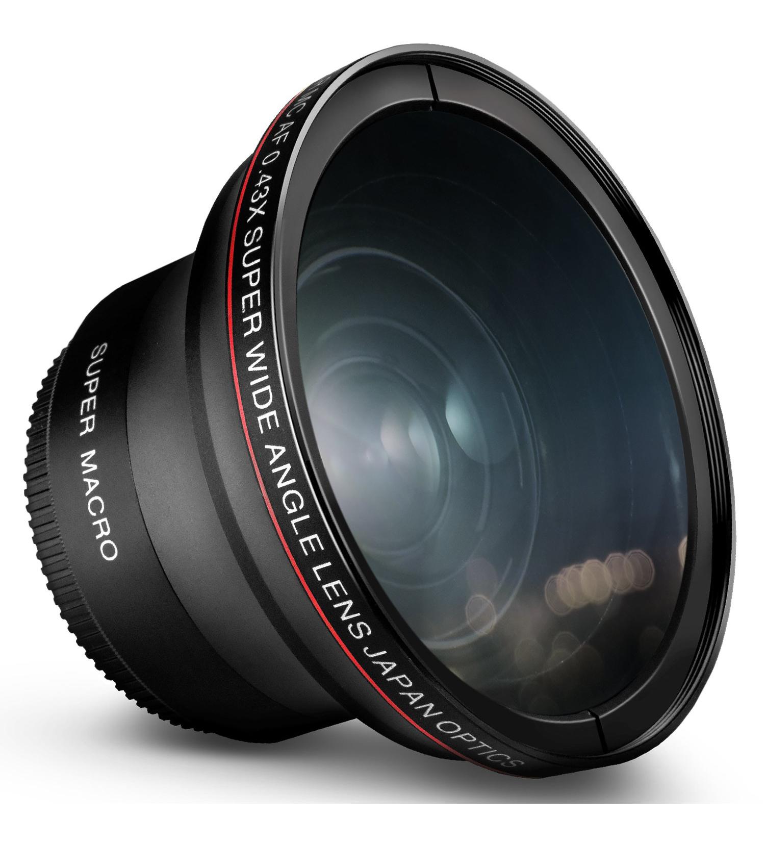 58MM 0.43x Altura Photo Wide Angle Lens w/Macro for Canon EOS DSLR Cameras - Buy Online on GoSupps.com
