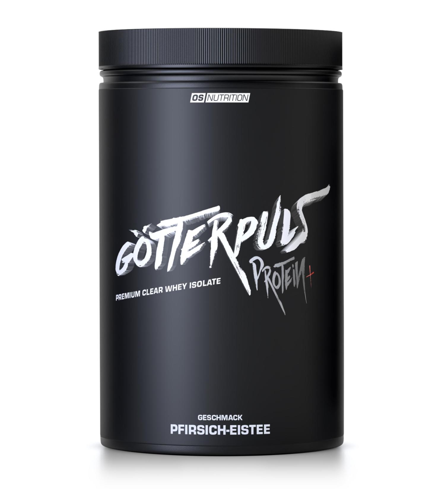 OS NUTRITION G tterpuls Protein+ Premium Clear Whey Isolate 600g - Peach Iced Tea | High-Quality International Shipping - Buy Online on GoSupps.com