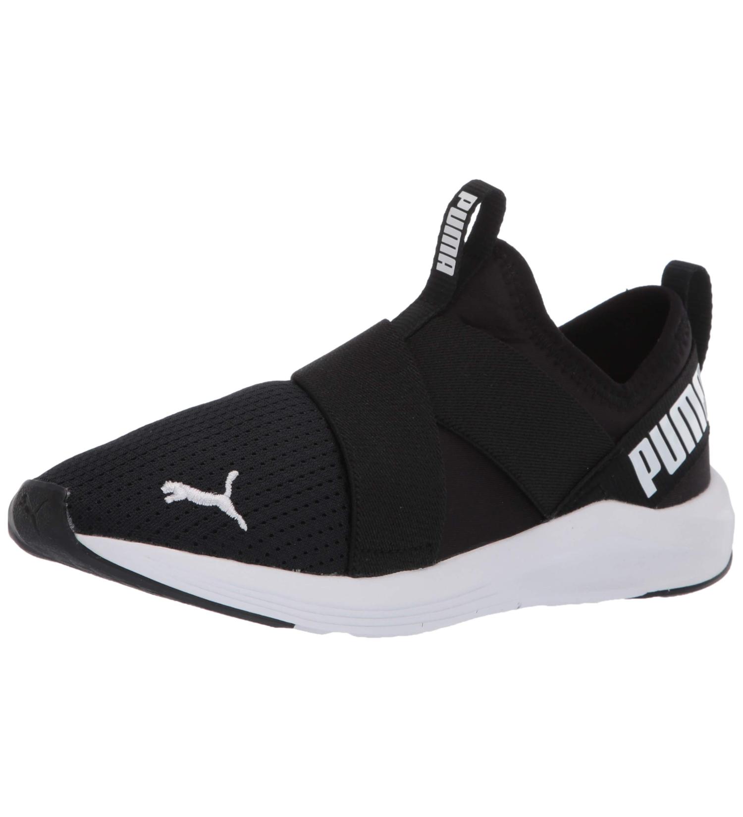 PUMA Women's Prowl Slip On Sneaker 9.5 Black/White - Stylish and Comfortable - Buy Online on GoSupps.com