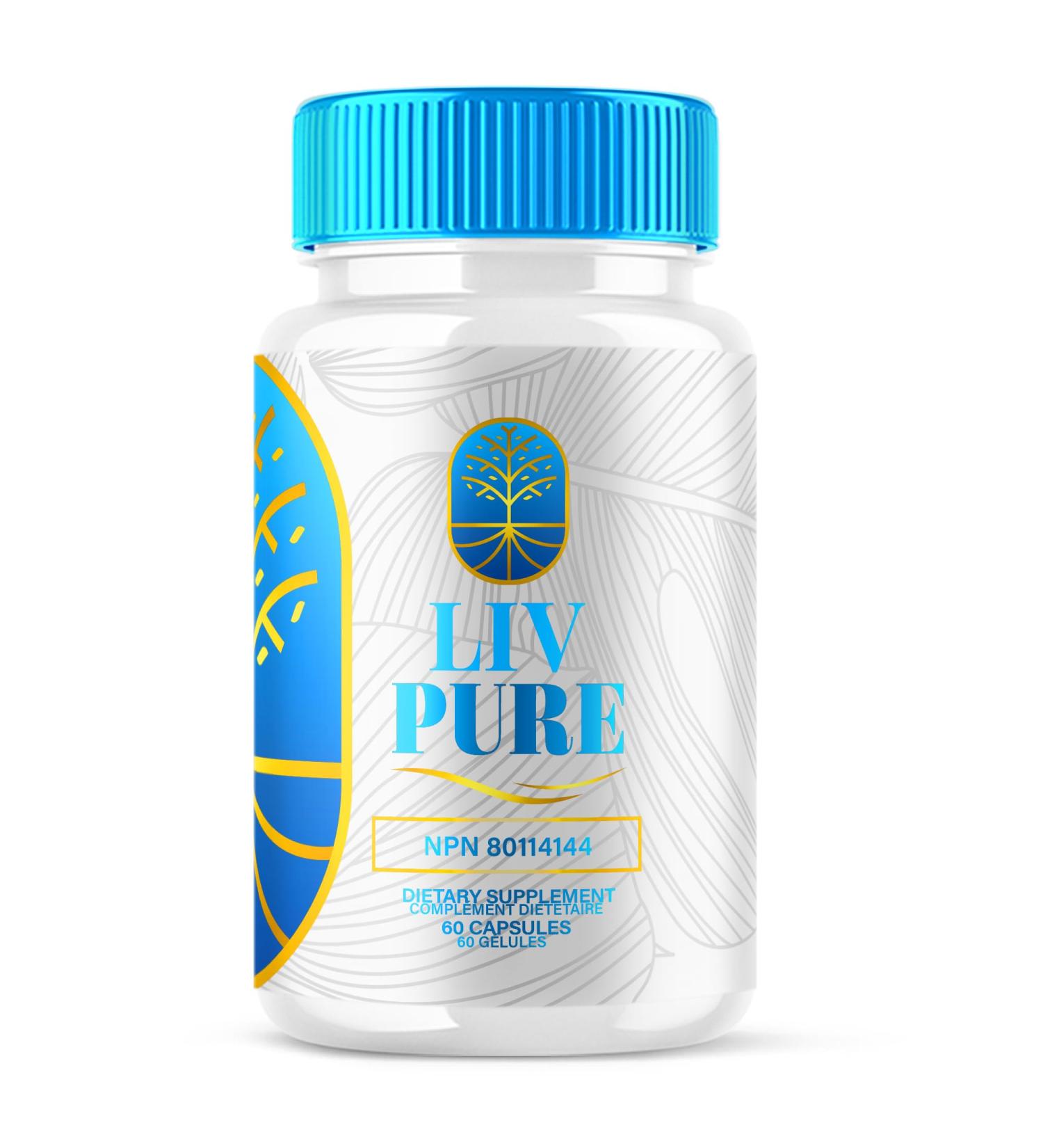 Liv Pure Capsules Live Pure Supplements Liv Pure Liver Health & Wellness Detoxification Energy Support Supplement Women Men LivePure Suppl ment de D sintoxication Sant et Bien- tre (60 Capsules) - Buy Online on GoSupps.com