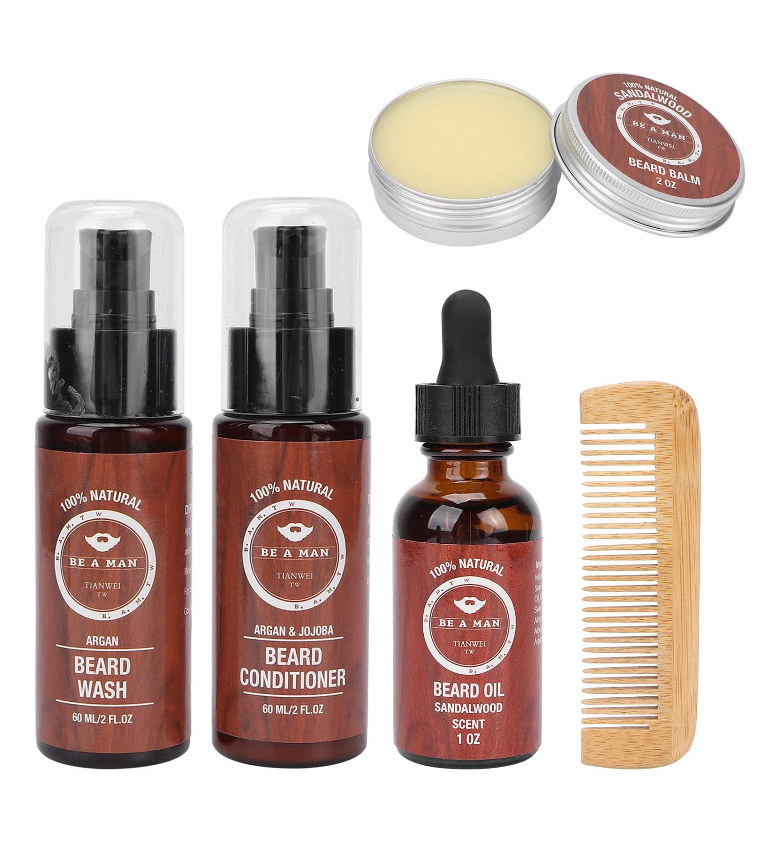 Ultimate Beard Care Set: Bart Flushing Beard Oil Shampoo Mustache Styling Comb Foam Cream & Wax - Perfect Gift for Men Dads & Friends - Buy Online on GoSupps.com