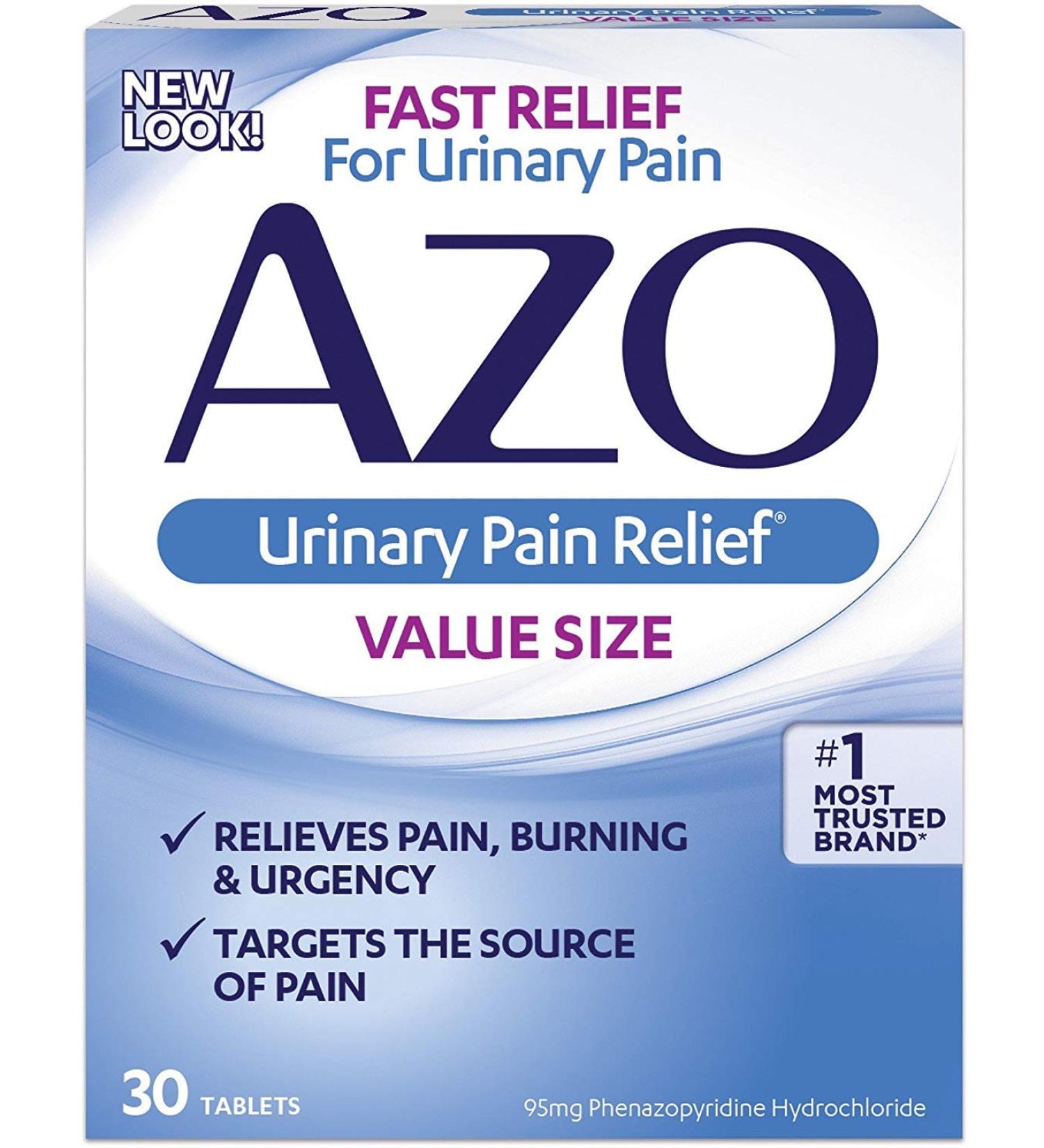 AZO Standard - Urinary Pain Relief - 95 mg Strength - Tablet - 30 per Bottle-McK