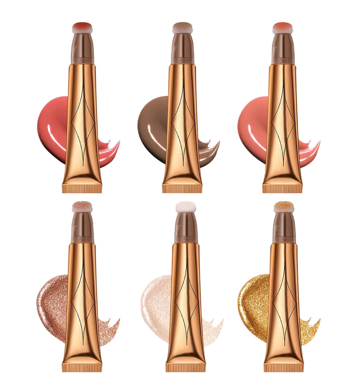 Blush Highlighter Stick | Creamy 3 In 1 Multi-Stick | Versatile Highlighter Makeup Stick Adds Shimmer Blends Effortlessly Blush Highlighter Contouring for Cheeks - Buy Online on GoSupps.com