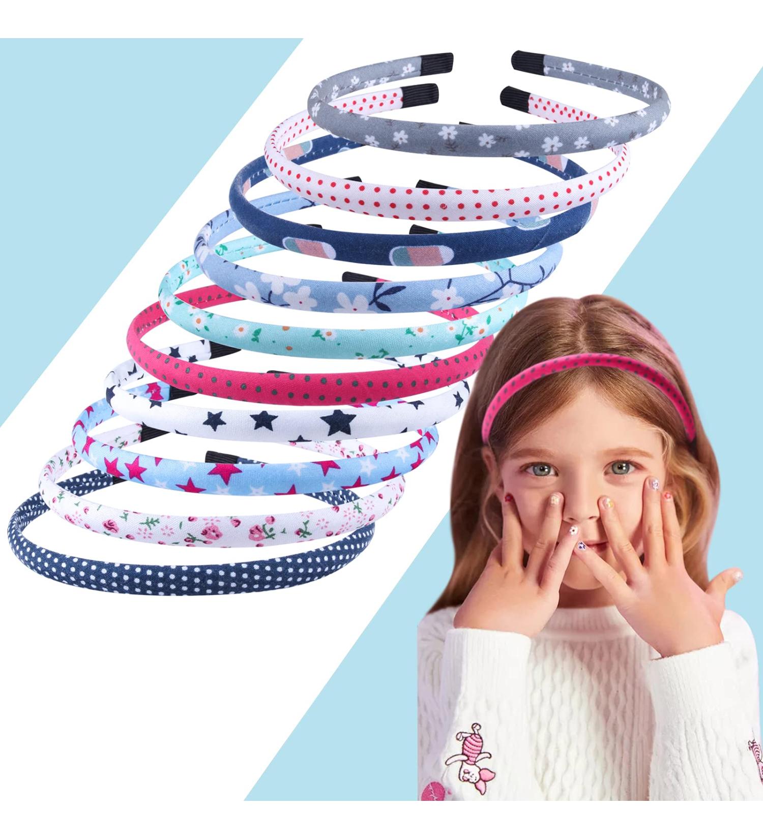 Buy Candygirl 10-Piece Floral Hair Straps & Headbands for Girls - Perfect Accessories for Kids | International Shipping Available - Buy Online on GoSupps.com