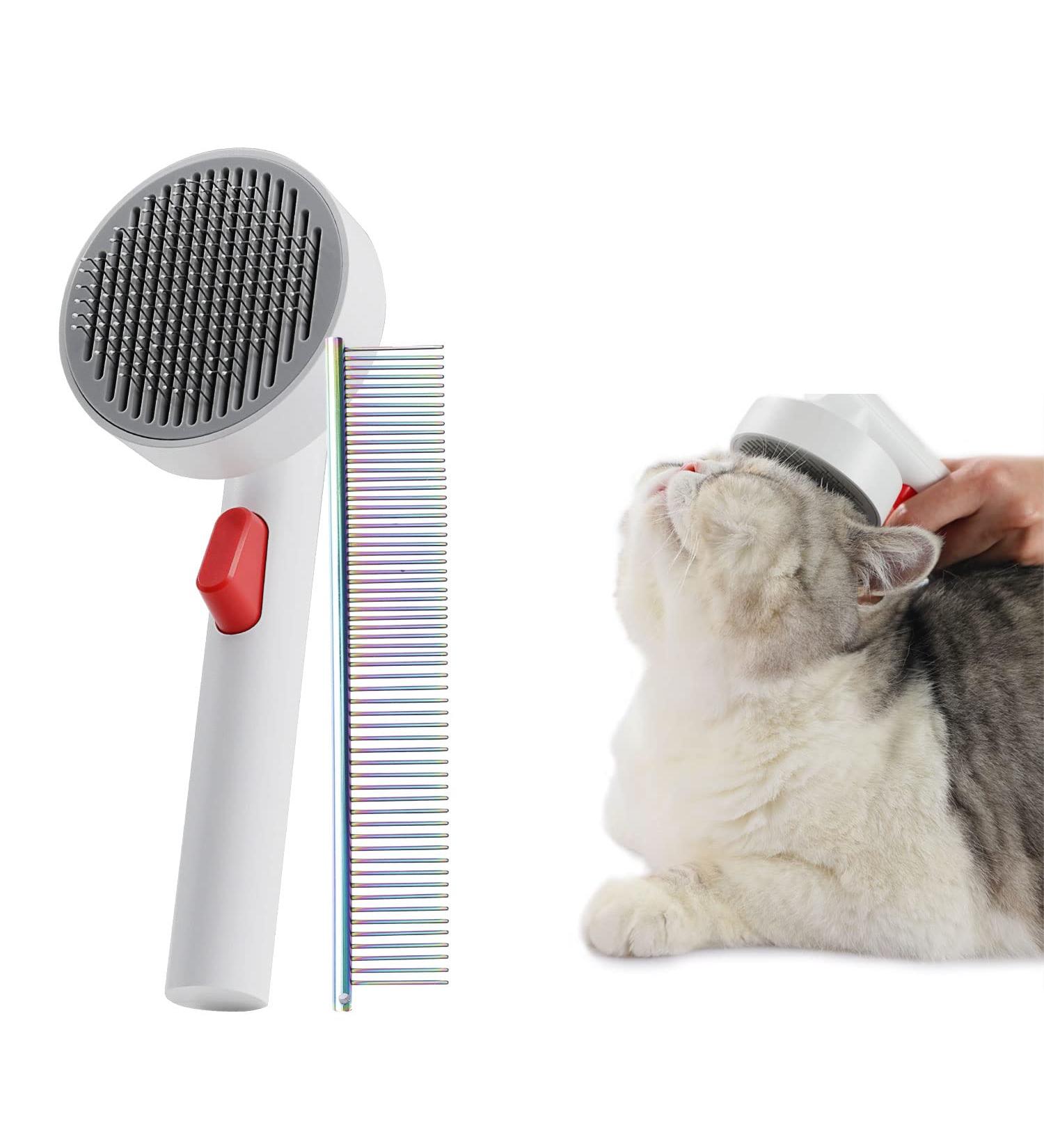 Furbulous Cat Brush & Comb | Effortless Pet Fur Care for Cats Puppies & Rabbits - Buy Online on GoSupps.com