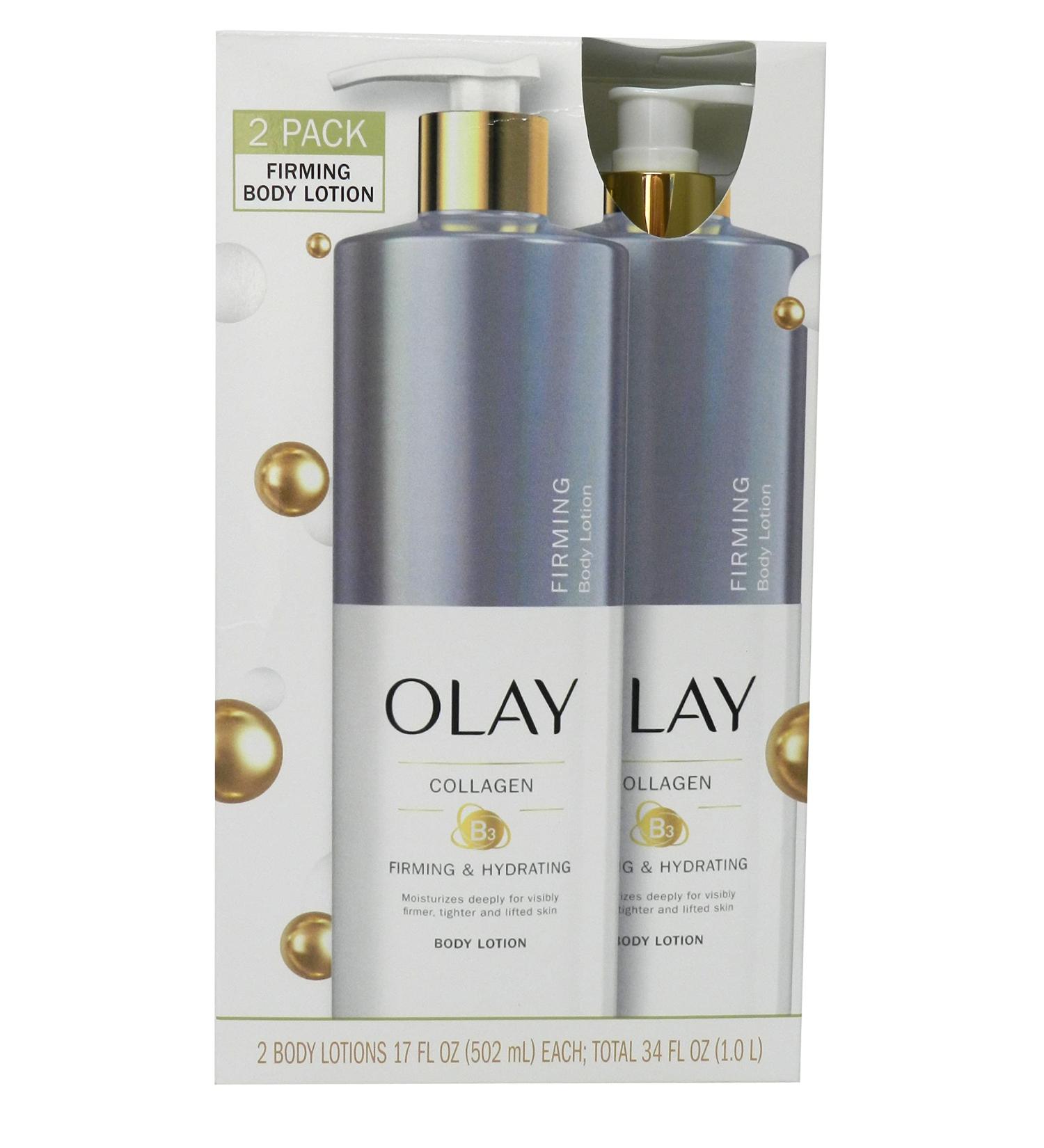 Olay Collagen B3 Firming & Hydrating Body Lotion 2 Pack | Olay Body Lotion Collagen Duo - Buy Online on GoSupps.com