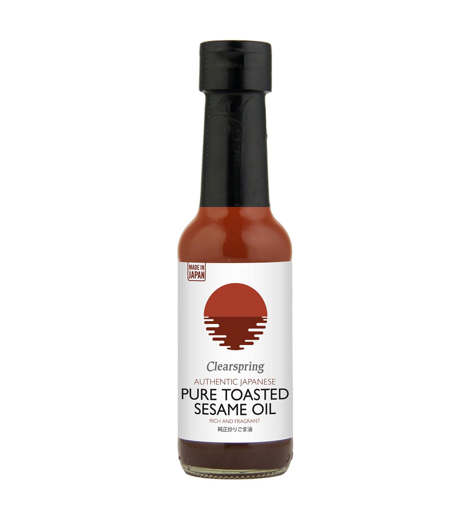 Clearspring Japanese Pure Toasted Sesame Oil - Authentic Flavor | 100ml - Buy Online on GoSupps.com