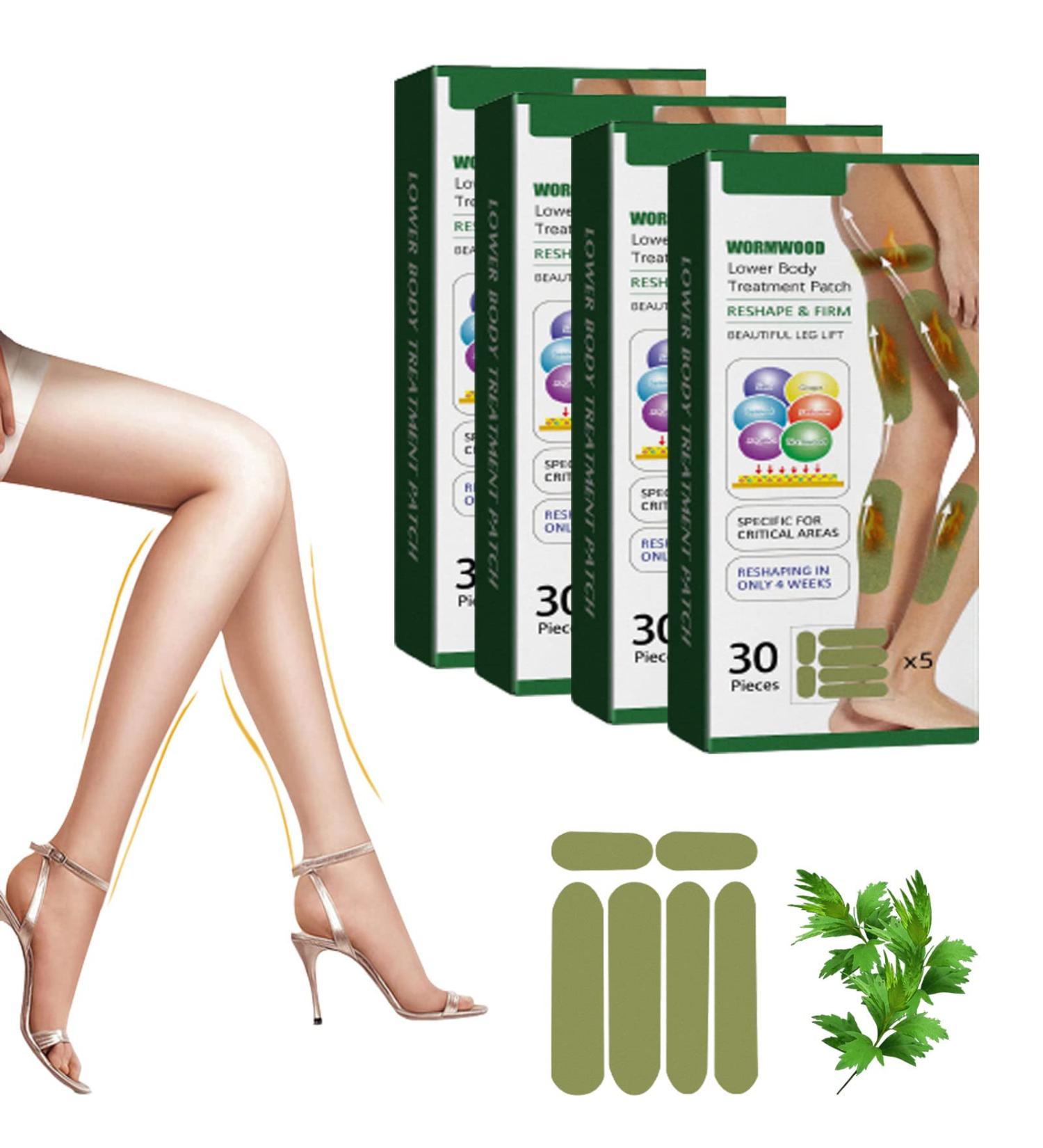 Herbal Fusion Cellulite Patches Wormwood Leg Patch Herbalfirm Cellulite Reduction Patches Firming & Cellulite Reducing Thigh Stickers Wormwood Lower Body Treatment Patch (4box) - Buy Online on GoSupps.com