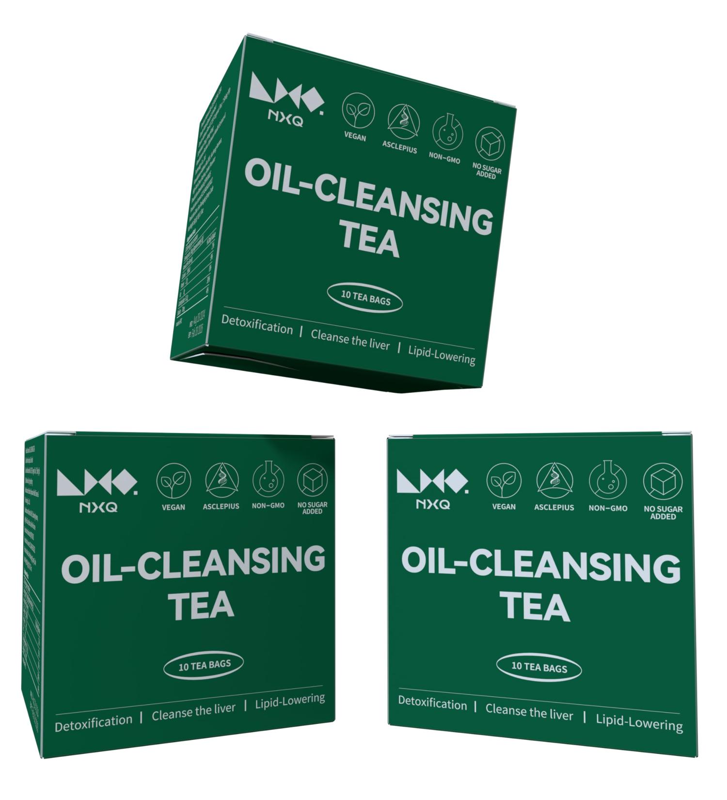 NXQ (30 Bags) Oil Cleansing Tea:Oil Reducing Tea-Traditional Recipe Tea with 9 Herbal Ingredients-A Blend of Winter Melon Lotus Leaf Cassia Seed Poria for wellness - Buy Online on GoSupps.com