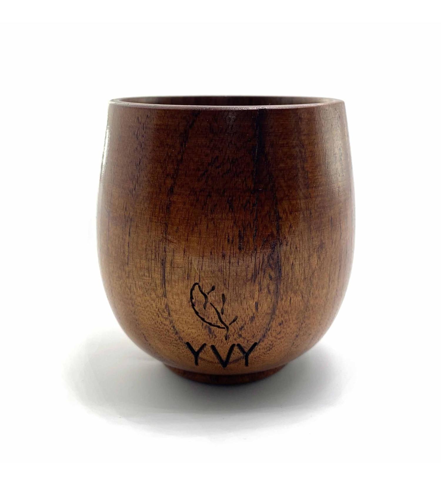 YVY Mat Calebasse mat en Bois | Calebasse bois de jujubier de 120ml | Jusqu' 20g de mat | Id al pour la d couverte du mat traditionnel - Buy Online on GoSupps.com