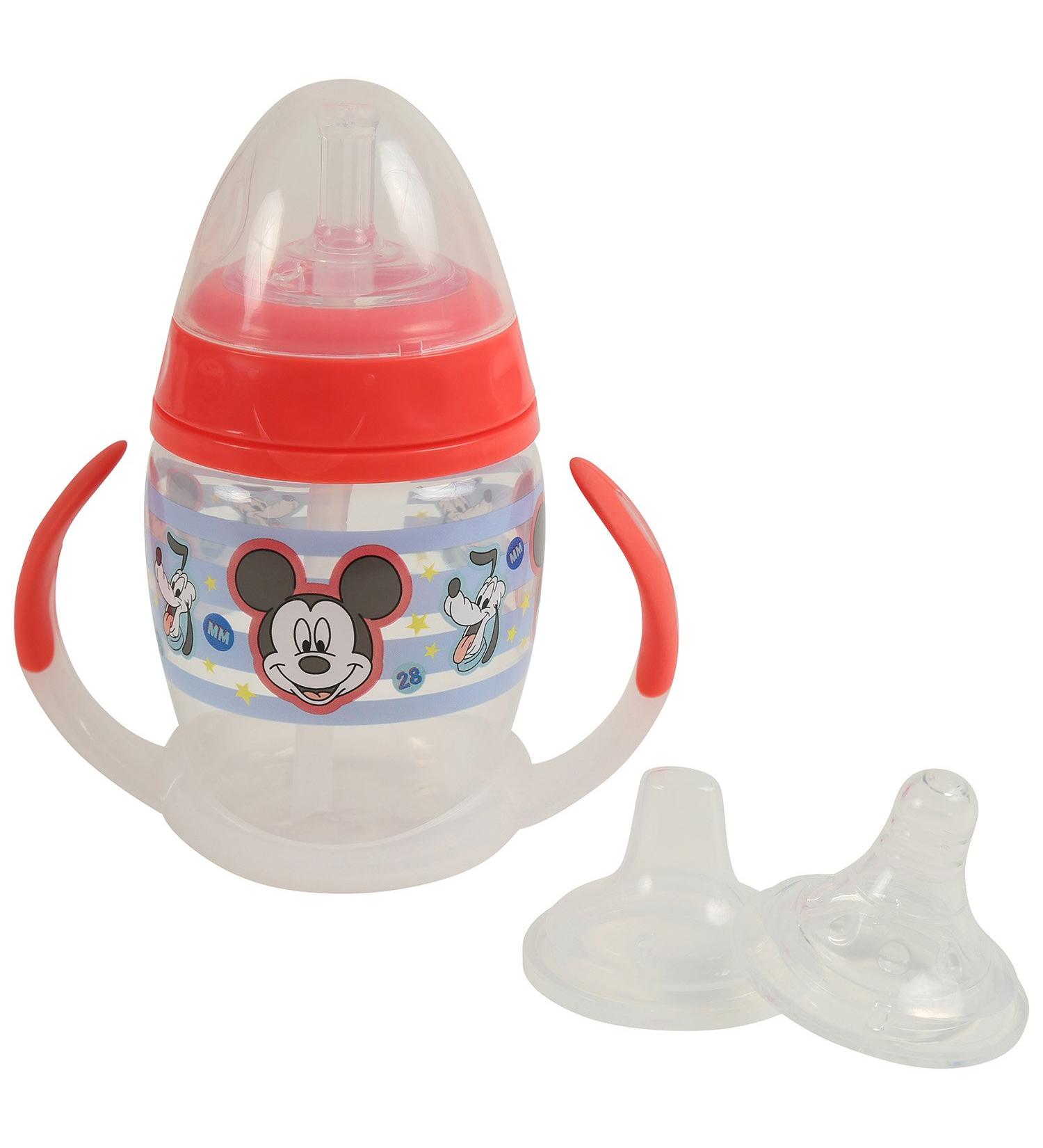Disney Mickey Mouse 6 Piece Grow with Me Sippy Cup Set - Red - Buy Online on GoSupps.com