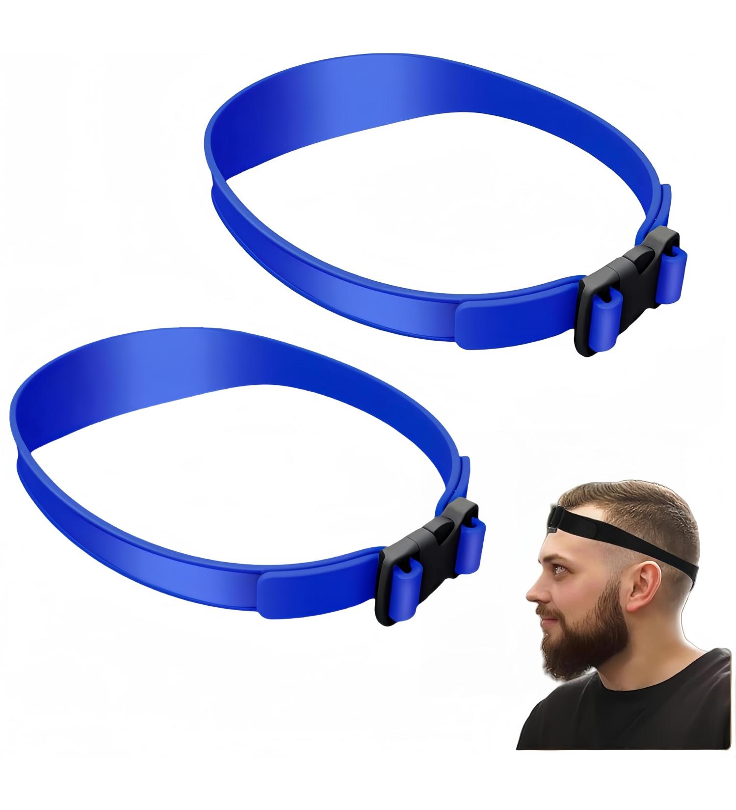 HJYDGJ 2 PCS Neckline Shaving Template and Hair Trimming Guide Self Hair Trimming Guide for Men Hairline Shaping Tool DIY Home Haircuts Fade Guide for Hair Clippers Curved Silicone Haircut - Buy Online on GoSupps.com