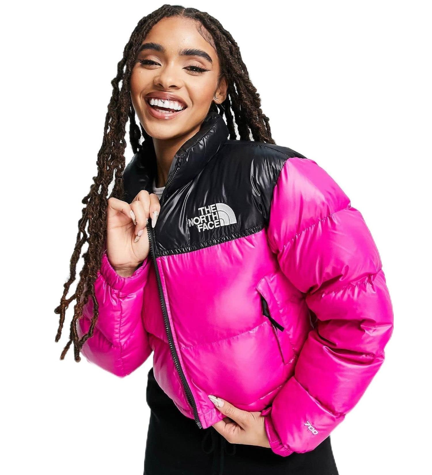 The North Face Women's Nuptse Jacket M Fuschia Pink