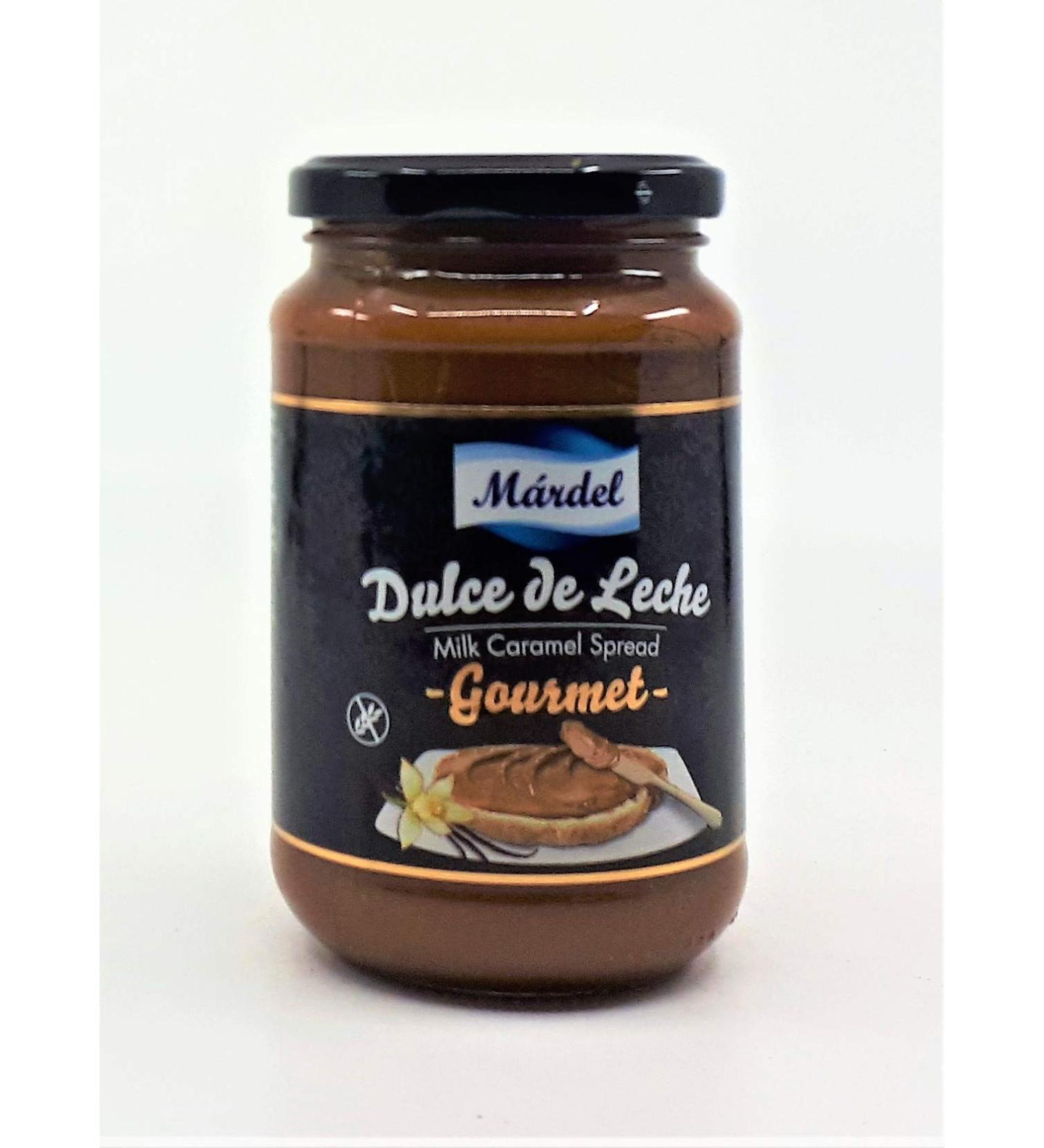 Mardel- Dulce de Leche - Milk caramel spread- Gourmet- Ideal for good desserts- Argentine product for excellence- 450 grams - Buy Online on GoSupps.com