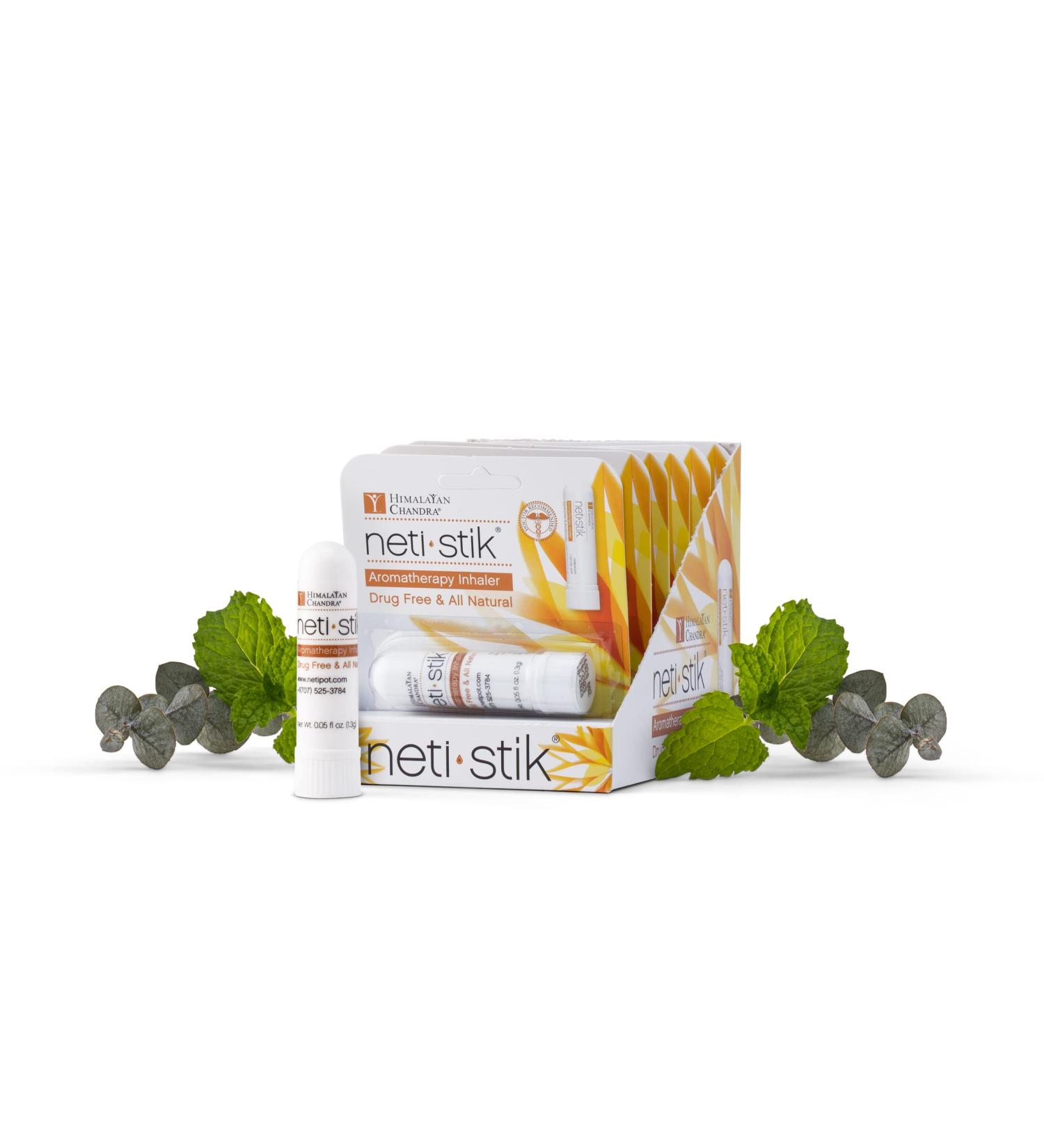Himalayan Chandra Neti Stik Display 12 Count - Natural Nasal Cleansing Tool - Buy Online on GoSupps.com