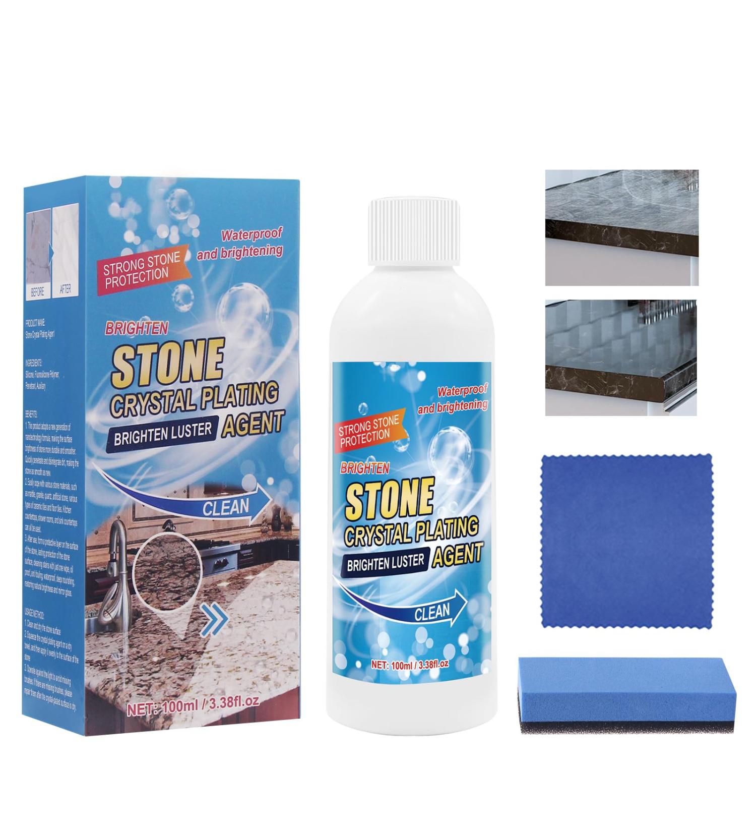 HASAIKA Nettoyant pour D tachant pour Pierre Agent de Placage de Cristal de Pierre Nettoyant Poli Pour Marbre pour Granit Marbre Carrelage Plaques de Cuisson de Cuisine - Buy Online on GoSupps.com