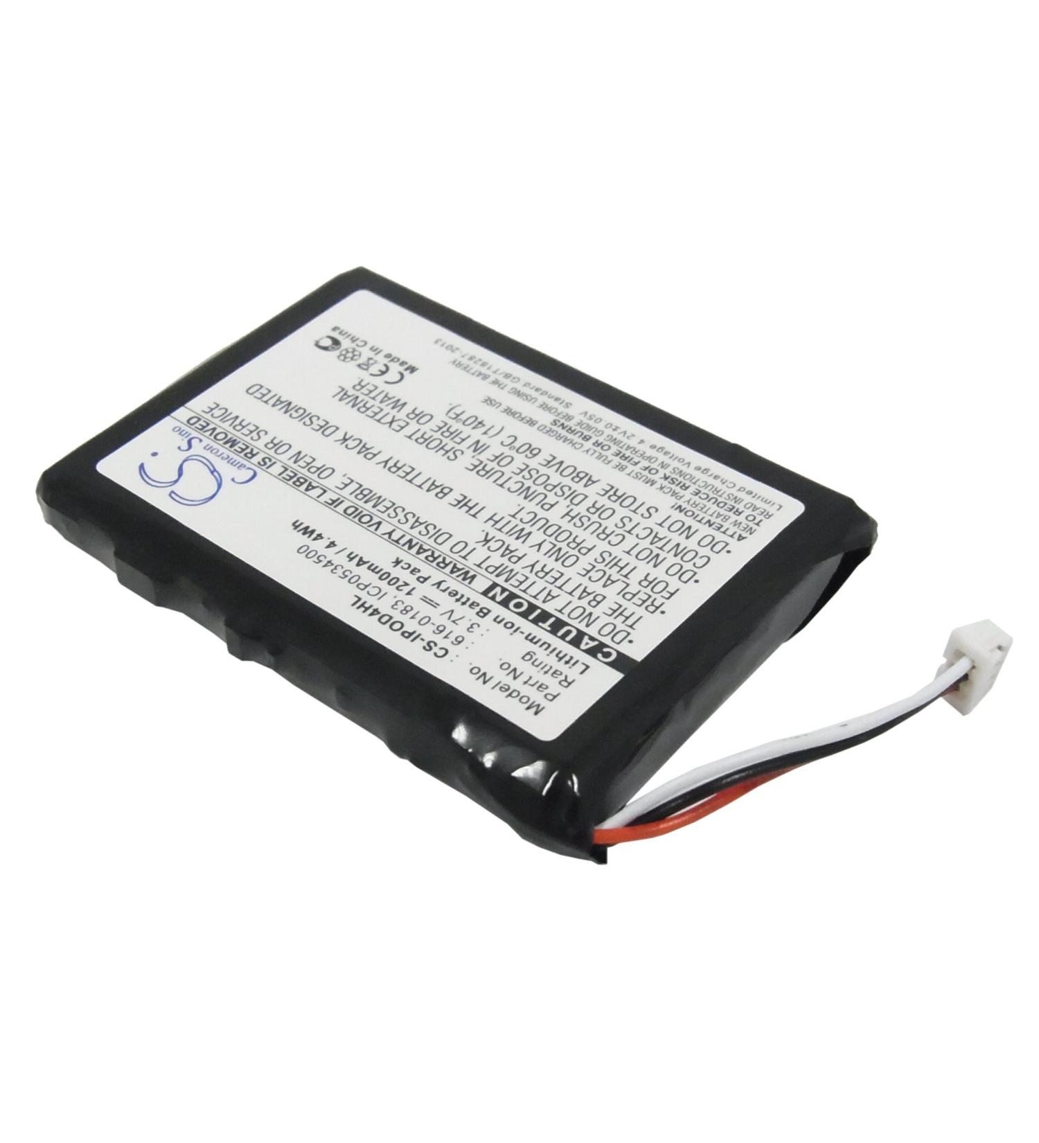 Replacement Battery for Apple Photo 60GB M9830FD/A | 1200mAh 3.7V Compatible | Part Numbers: 616-0183 616-0206 616-0215 - Buy Online on GoSupps.com