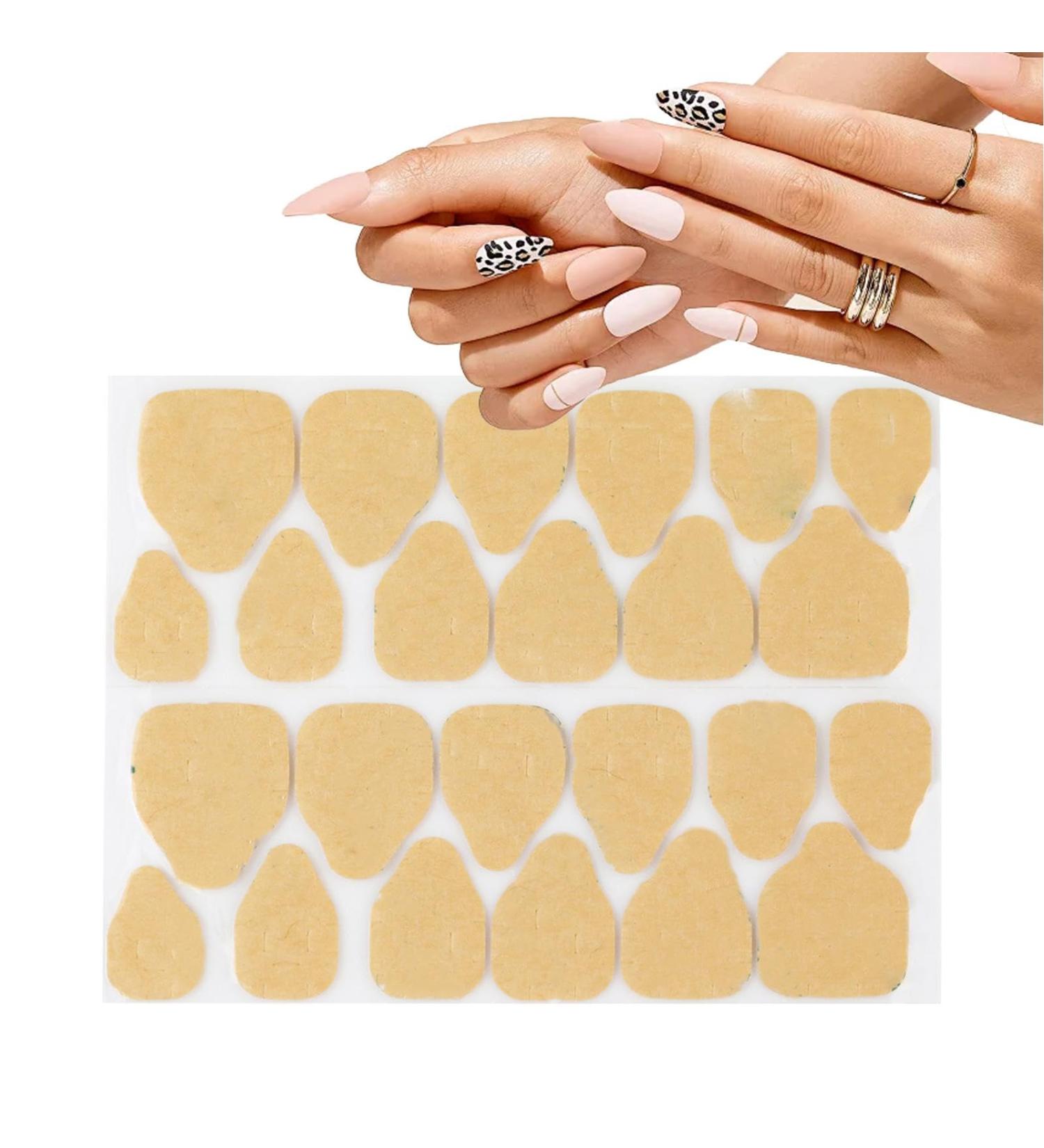 Jelly Nail Glue | (1 Sheet) Nail Adhesive Jelly Sticky Tabs - Press on Nail Stickers Long Lasting Double Sided Nail Glue for Nail Tip Press on Nails - Buy Online on GoSupps.com