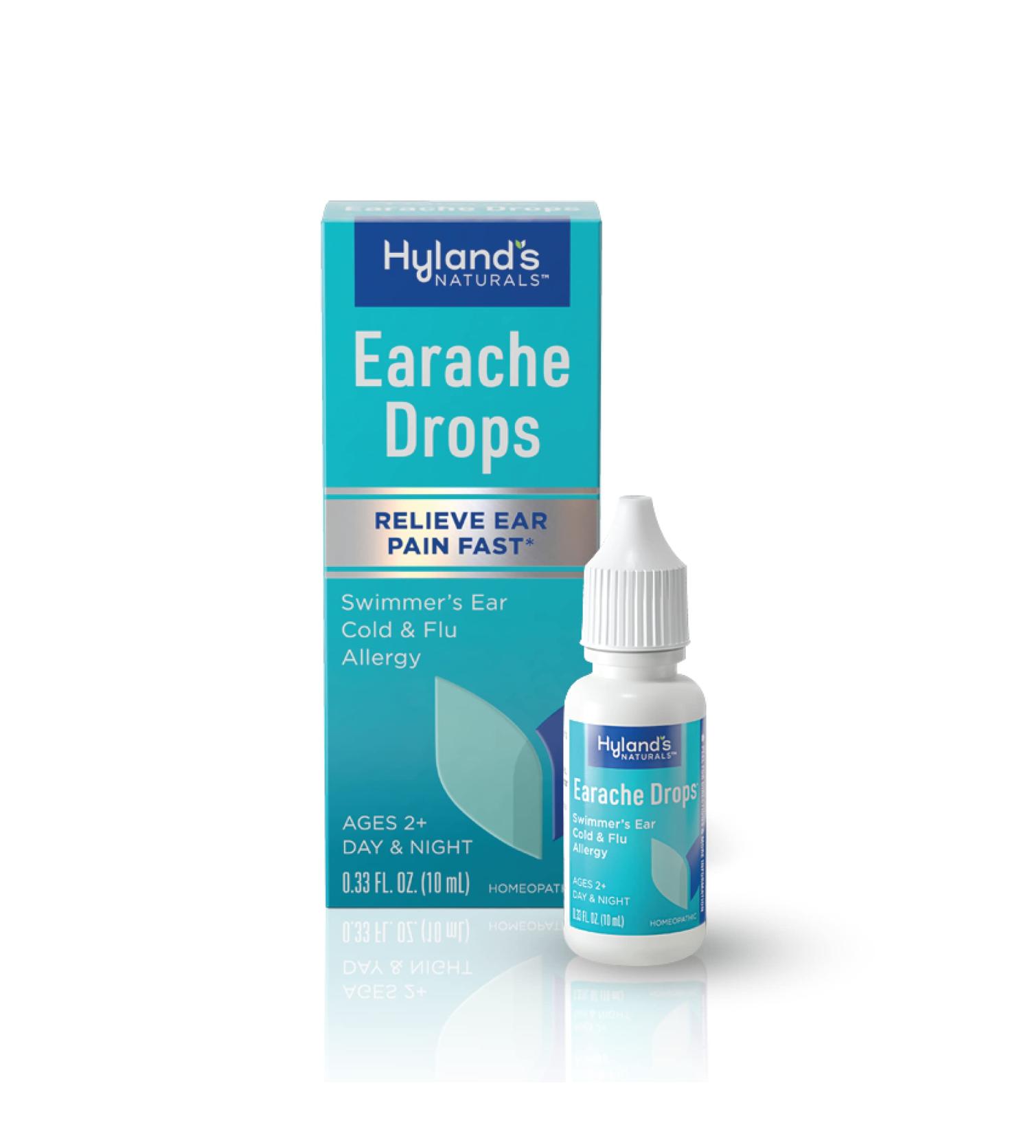Hyland's Earache Drops - Natural Cold & Flu Earache Relief - 0.33 Fl Oz - Buy Online on GoSupps.com