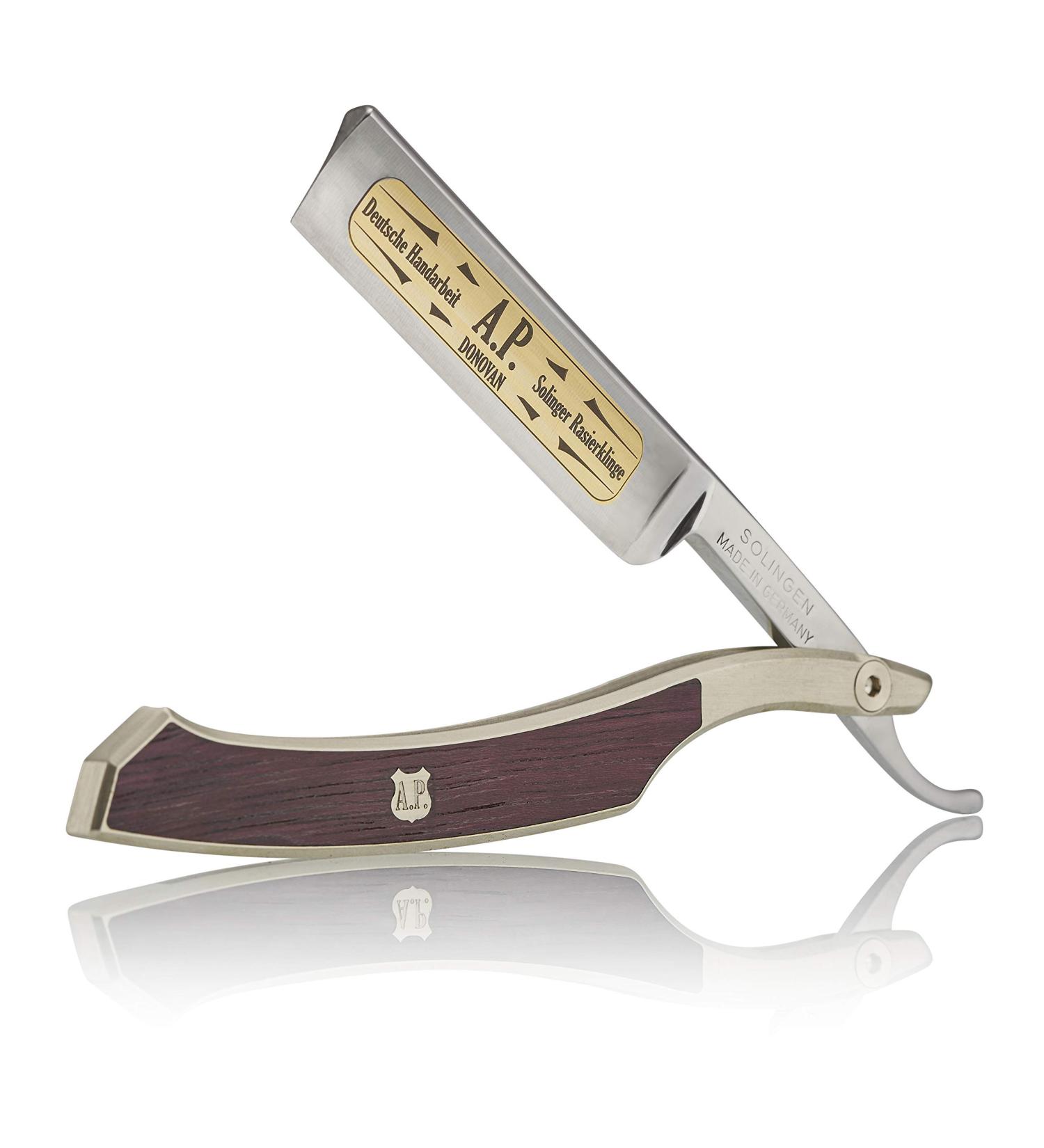 A.P. Donovan 5/8 Handmade Razor | Carbon Steel Blade | Half-Hollow Cut | LSONE Series Solingen | Premium Quality Made in Germany - Buy Online on GoSupps.com