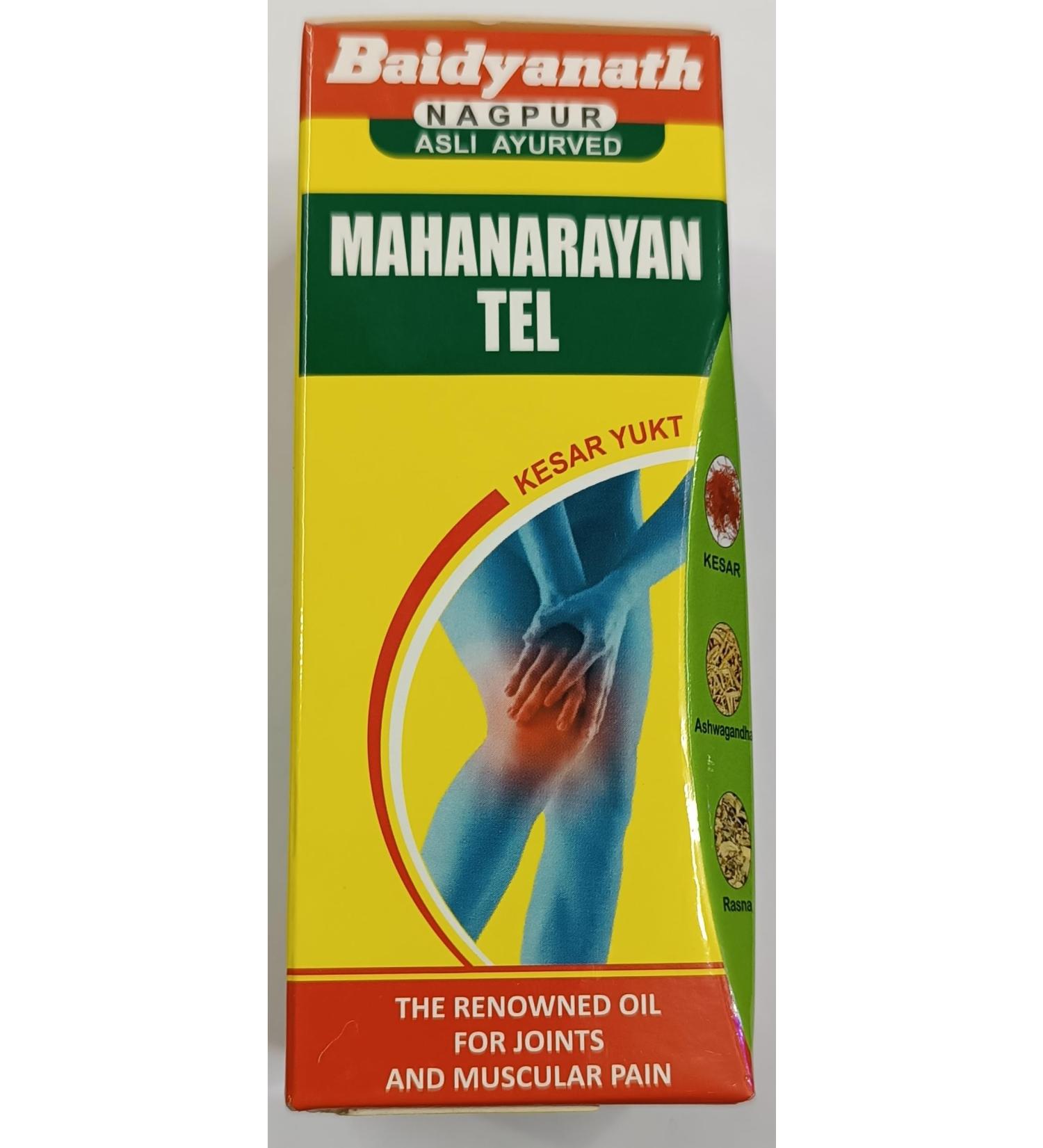 Mahanarayan Taila (Oil) - Ayurvedic Remedy for Rheumatic Pain | 100ml | Authentic Product of India - Free International Shipping - Buy Online on GoSupps.com
