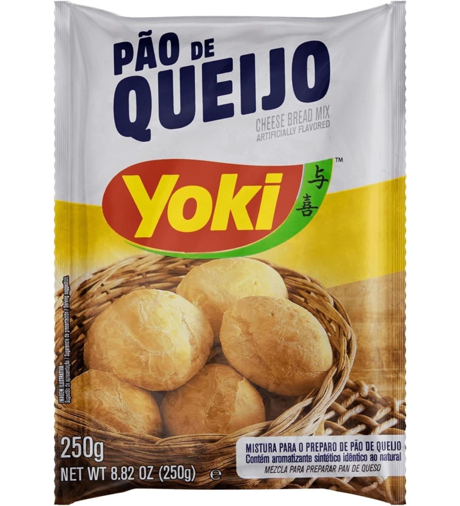 Yoki Cheese Bread Mix - Mistura para Pao de queijo - Mezcla para pan de queso Gluten Free - Fast and Easy to Bake 250 grams - Buy Online on GoSupps.com