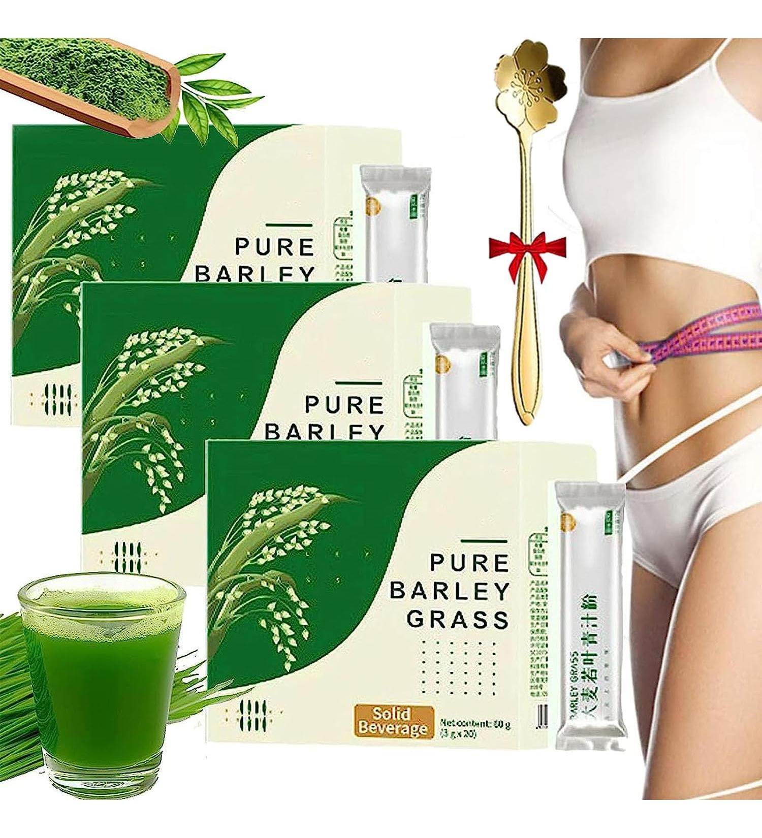 Camic Wanrentang Barley Seedling Powder Barley Seedling Powder Organic Barley Grass Powder for Big Belly and Fat People Good for Health Body Shape (60PCS/ 3Boxes) - Buy Online on GoSupps.com