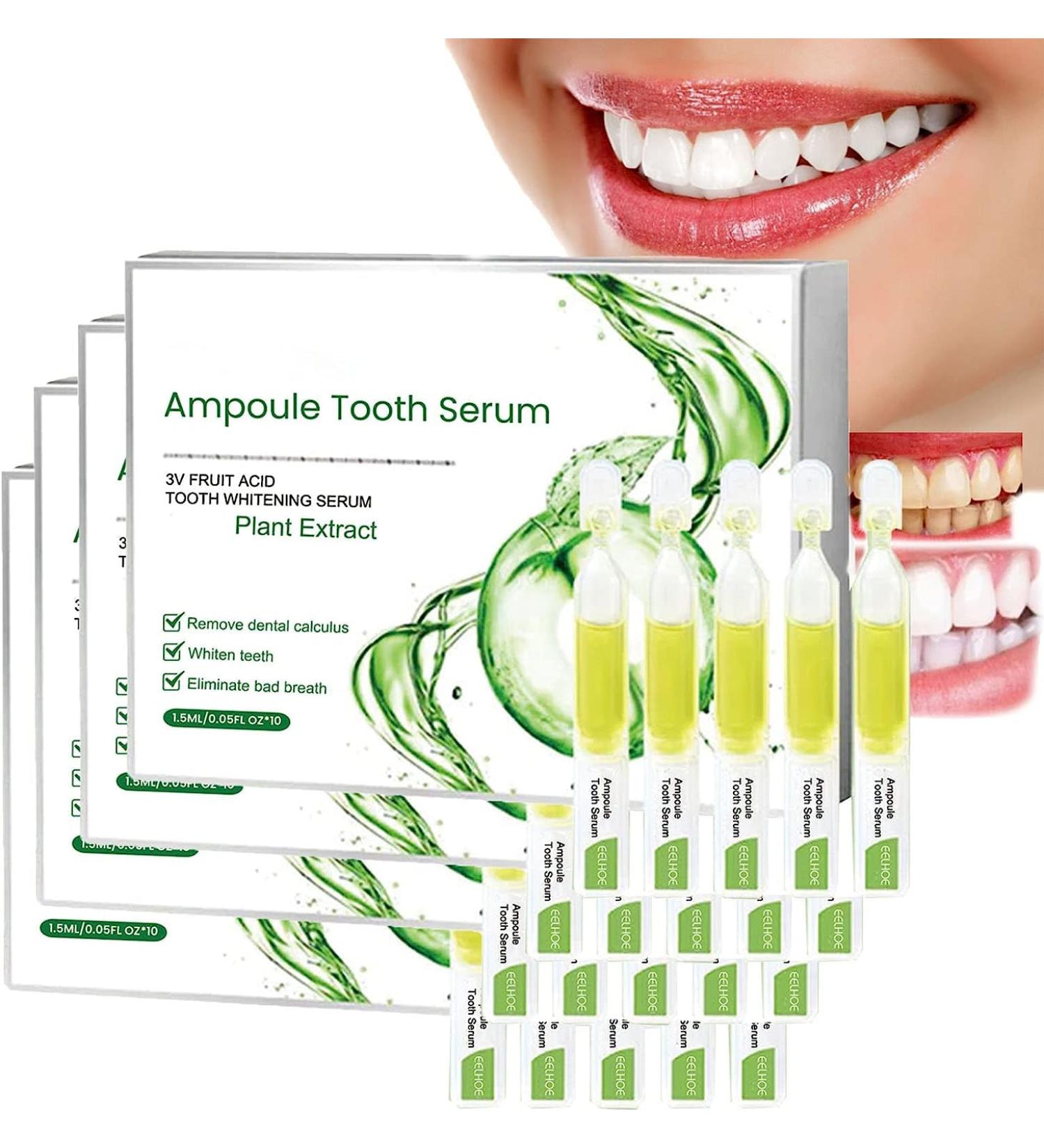 Ampoule Toothpaste & Serum - 3V Fruit Acid Tooth Whitening Essence | International Shipping Available - Buy Online on GoSupps.com