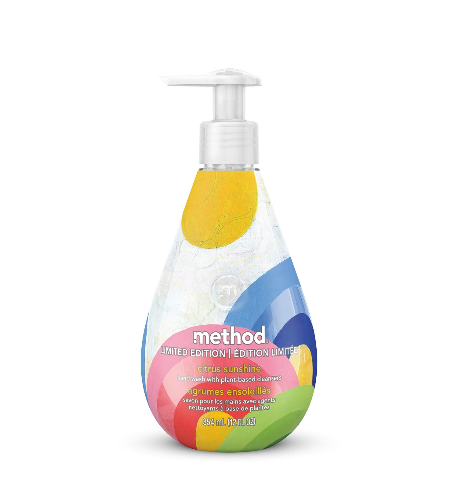 Method Limited Edition Gel Hand Wash - Citrus Sunshine 12 oz | Eco-Friendly & Refreshing Clean | International Shipping Available - Buy Online on GoSupps.com