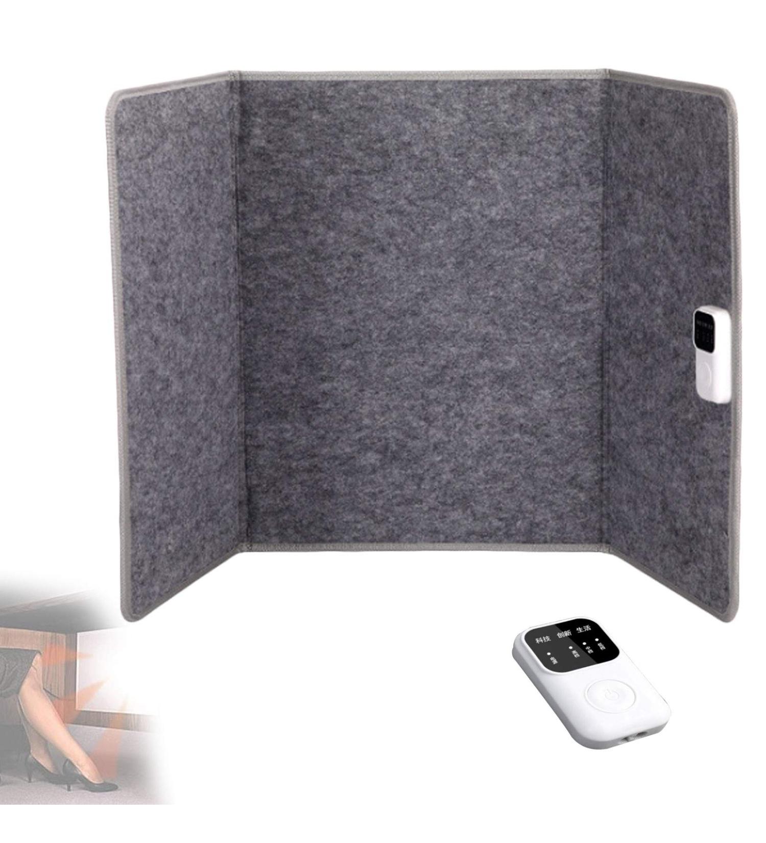 Pyapron Folding Flat Room Leg Foot Heater | Portable Under Desk Foot Warmer for Pain Relief | Energy-Saving Carbon Crystal Heating for Office & Dormitory Use - Buy Online on GoSupps.com