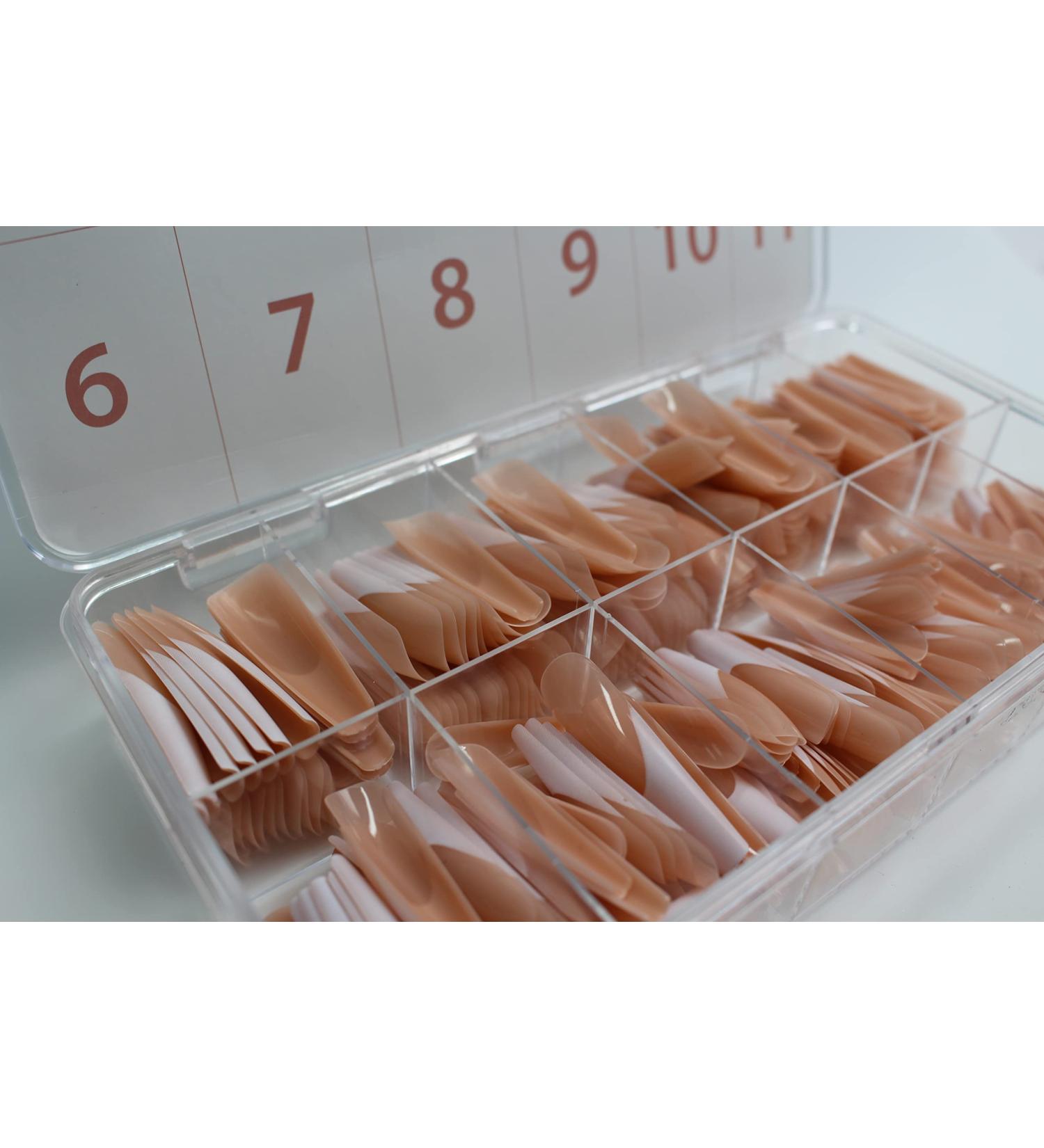 ALLKEM XXL Ballerina French Soft Gel Full Cover Nails - Premium Quality & Long-Lasting - Buy Online on GoSupps.com