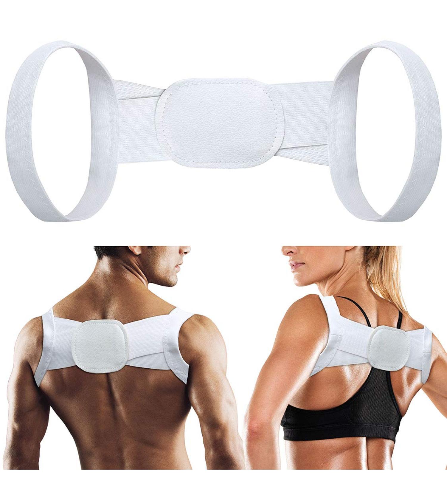 Posture Corrector for Men & Women - Adjustable Back Brace for Pain Relief & Support | Breathable Spinal Alignment & Humpback Orthosis - Buy Online on GoSupps.com