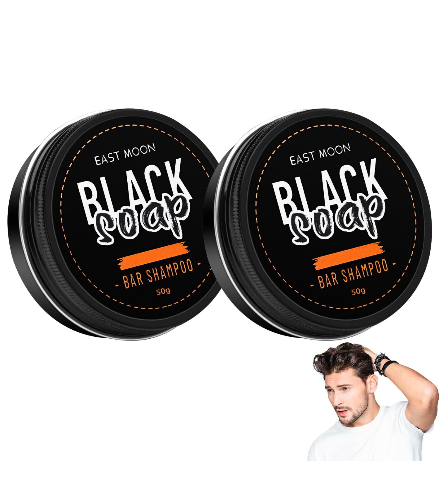 BROEYOUE Gray Shine Soap natural soap for removing gray hair revitalizing hair with a gray shine solid shampoo bar pack of 2 - Buy Online on GoSupps.com