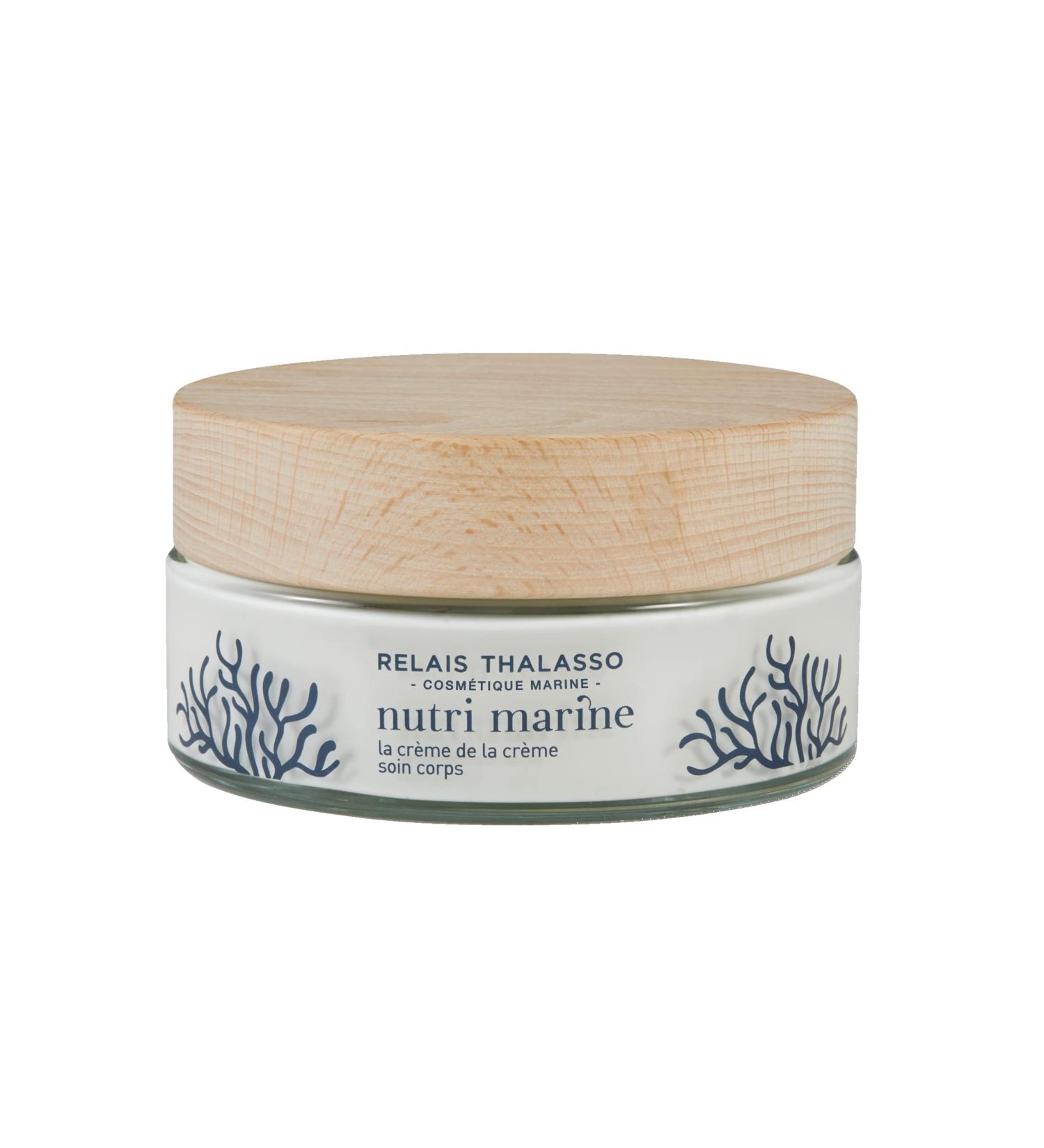 Relais Thalasso Cosmetique® Body Cream-Nutri Navy-Nourishing-Satin-Protective Shield-Brown Algae+Shea Butter+Green Tea+Aloe Vera – 200 ml Naturality: 97%