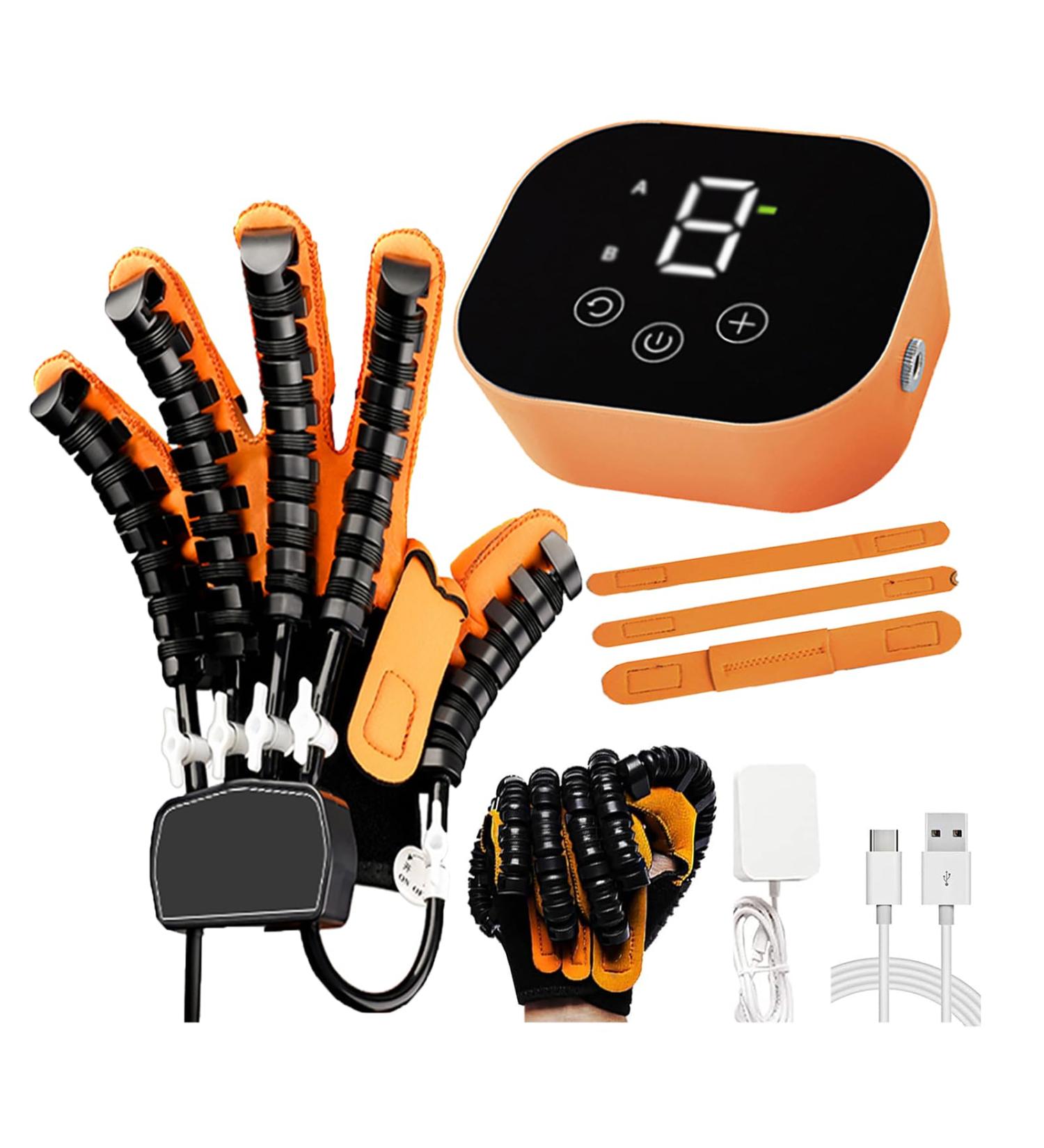 Rehabilitation Robot Gloves Upgrade Stroke Hand Therapy Equipment Automatic Hand Trainer Gloves with USB Chargeable for Hand Paralysis Stroke Patients Left Hand Medium - Buy Online on GoSupps.com