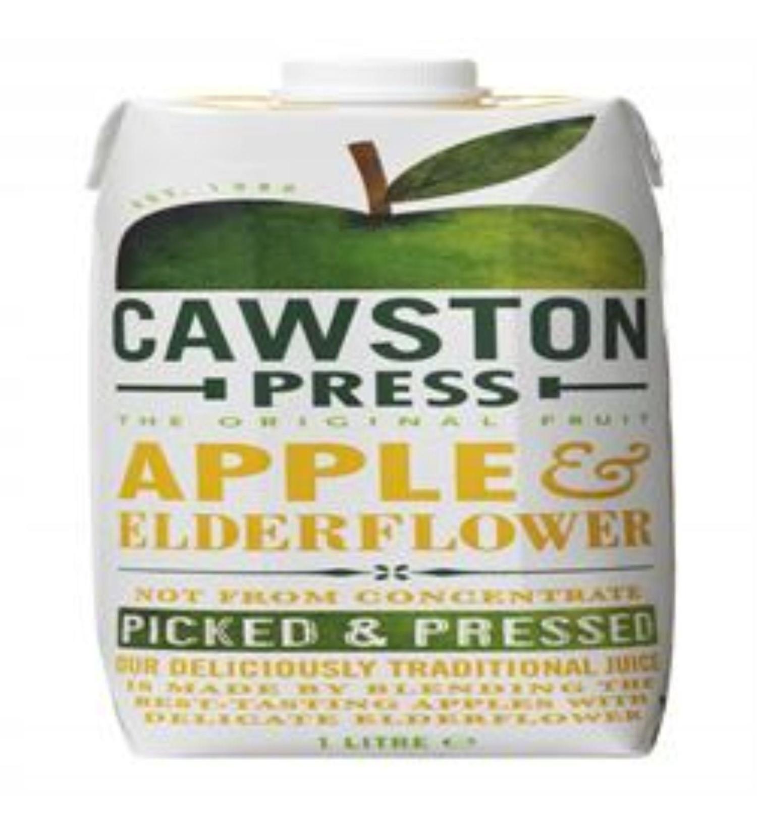 Cawston Press Apple and Elder Flower Juice 1L Apple Elderflower 1 l (Pack of 1)