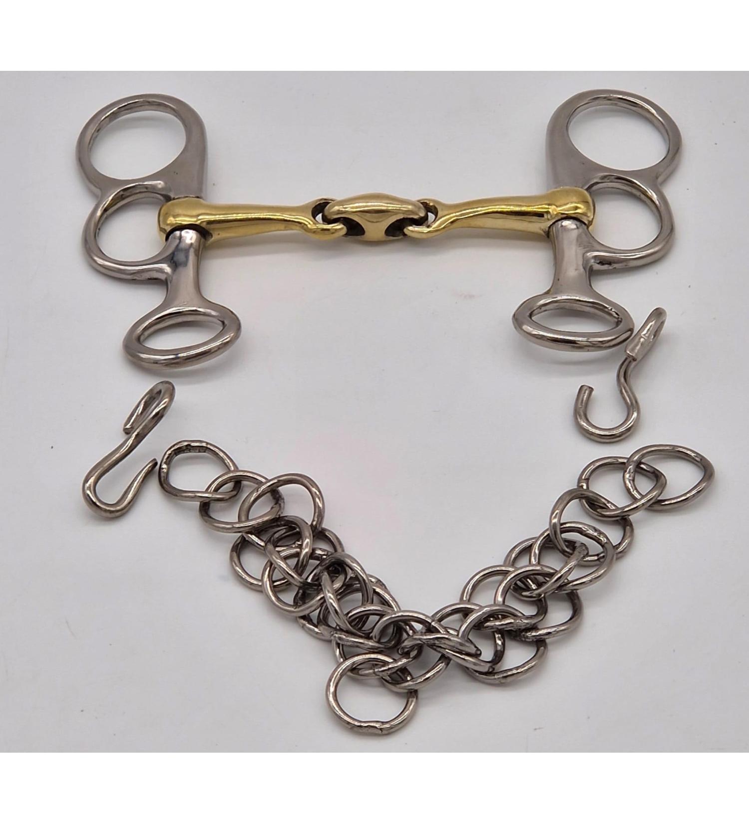 Premium Pelham Postkandare with Kinkin Chain for Shetty & Pony | Sizes 7.5 to 12.5 | International Shipping - Buy Online on GoSupps.com