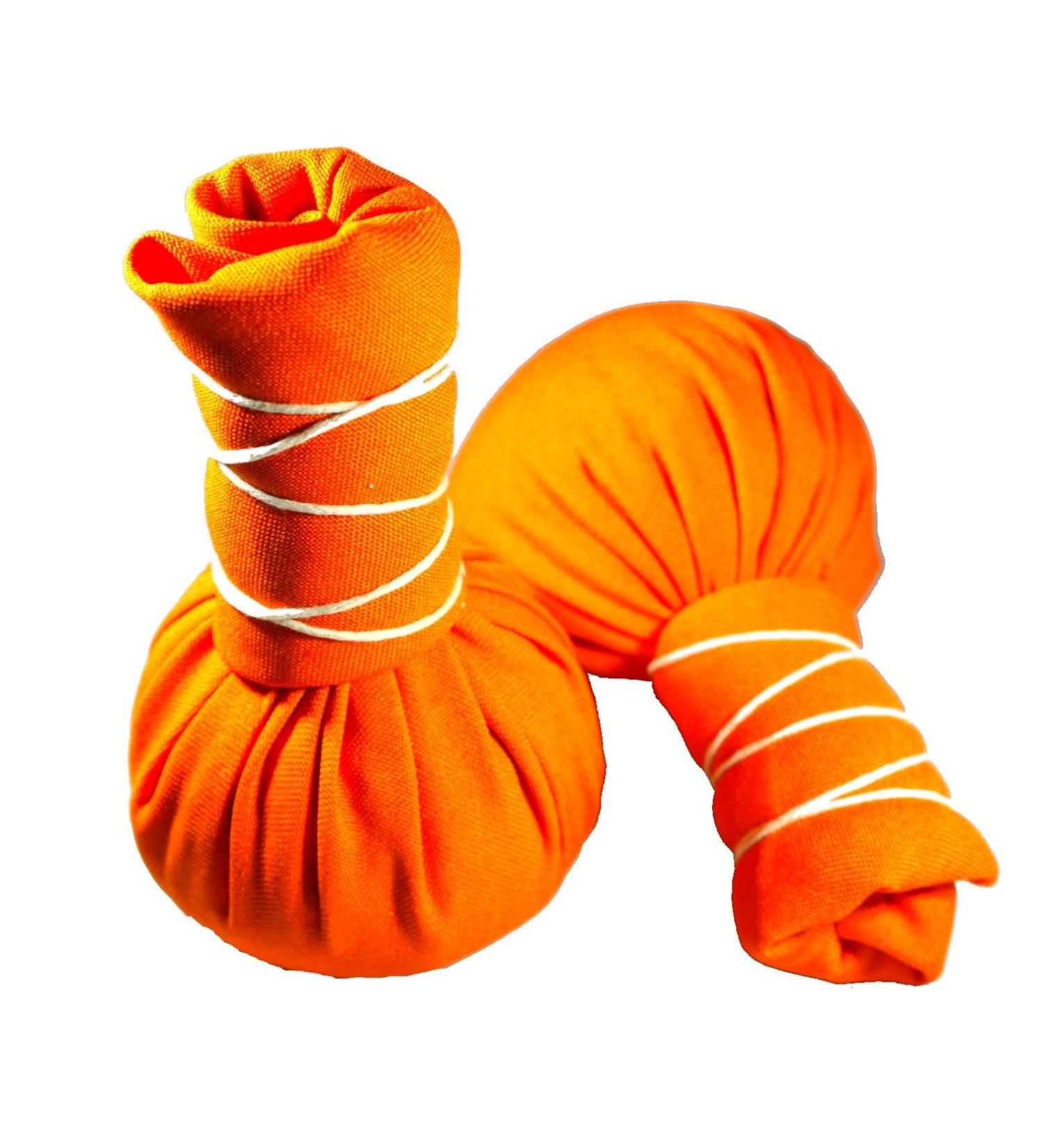 Buy Herbal Stamp Orange Compress Balls - 2 x 75g for Tension Relief | International Shipping - Buy Online on GoSupps.com