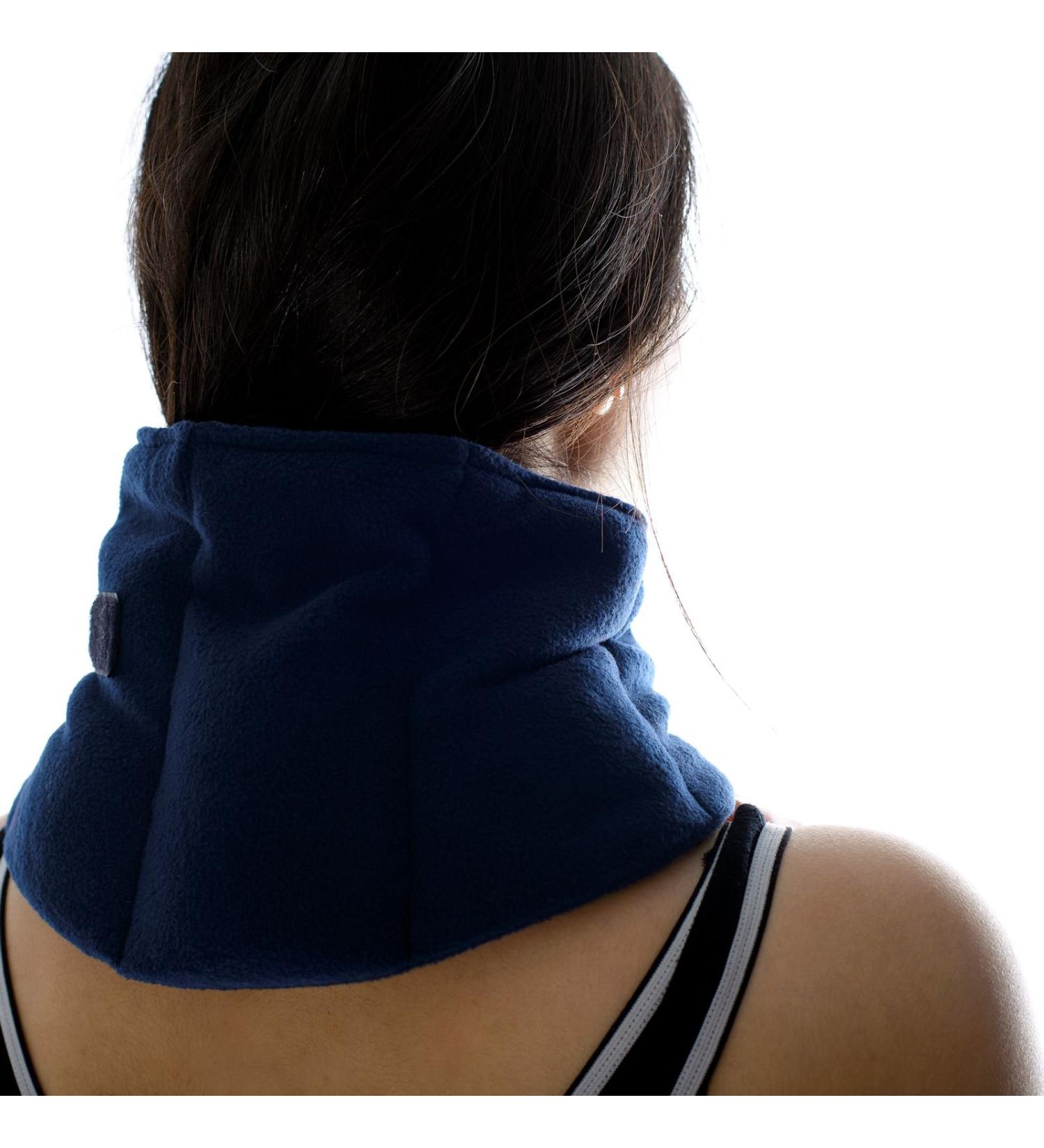 Zhu-Zhu Soothing Neck & Joint Wrap - Microwavable Unscented Wheat Bag Navy Fleece - Microwave Heat Pad Hot Pack - Heat Therapy Pain Relief - Buy Online on GoSupps.com