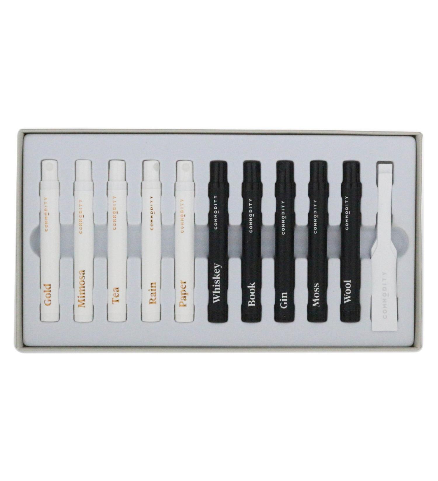 Commodity Fitting Kit 10 Fragnances Eau De Parfum 10 X 0.016oz/0.5ml New In Box - Buy Online on GoSupps.com