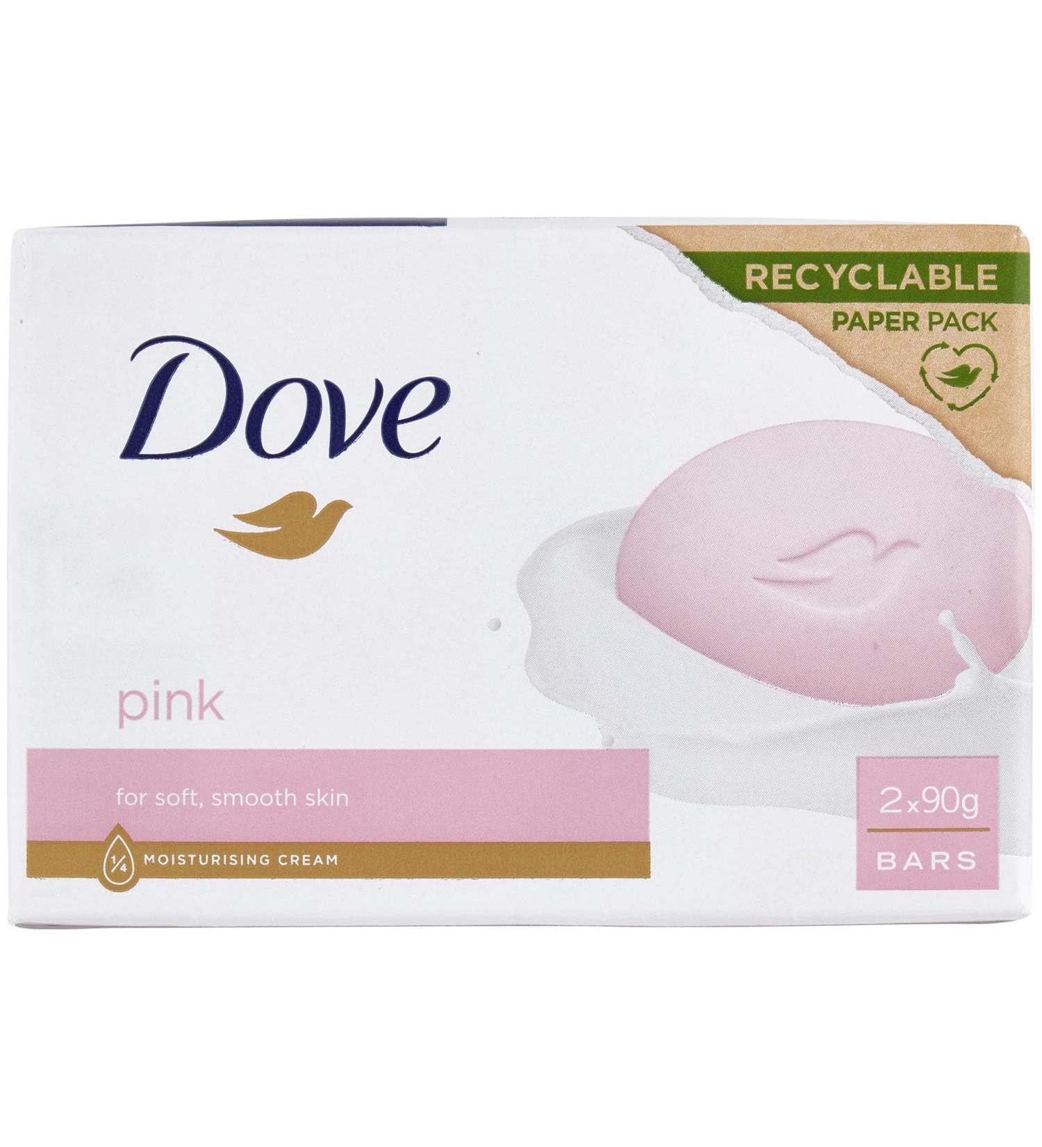  Dove Dove Solid Soap Pink 2 x 90 g 180 g - Buy Online on GoSupps.com