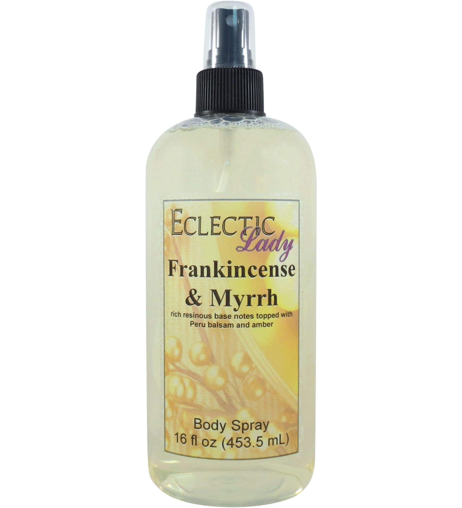 Frankincense And Myrrh Body Spray 16 ounces Body Mist for Women with Clean Light & Gentle Fragrance Long Lasting Perfume with Comforting Scent for Men & Women Cologne with Soft Subtle Aroma For Regular Strength 16 Fluid Ounces - Buy Online on GoSupps.com