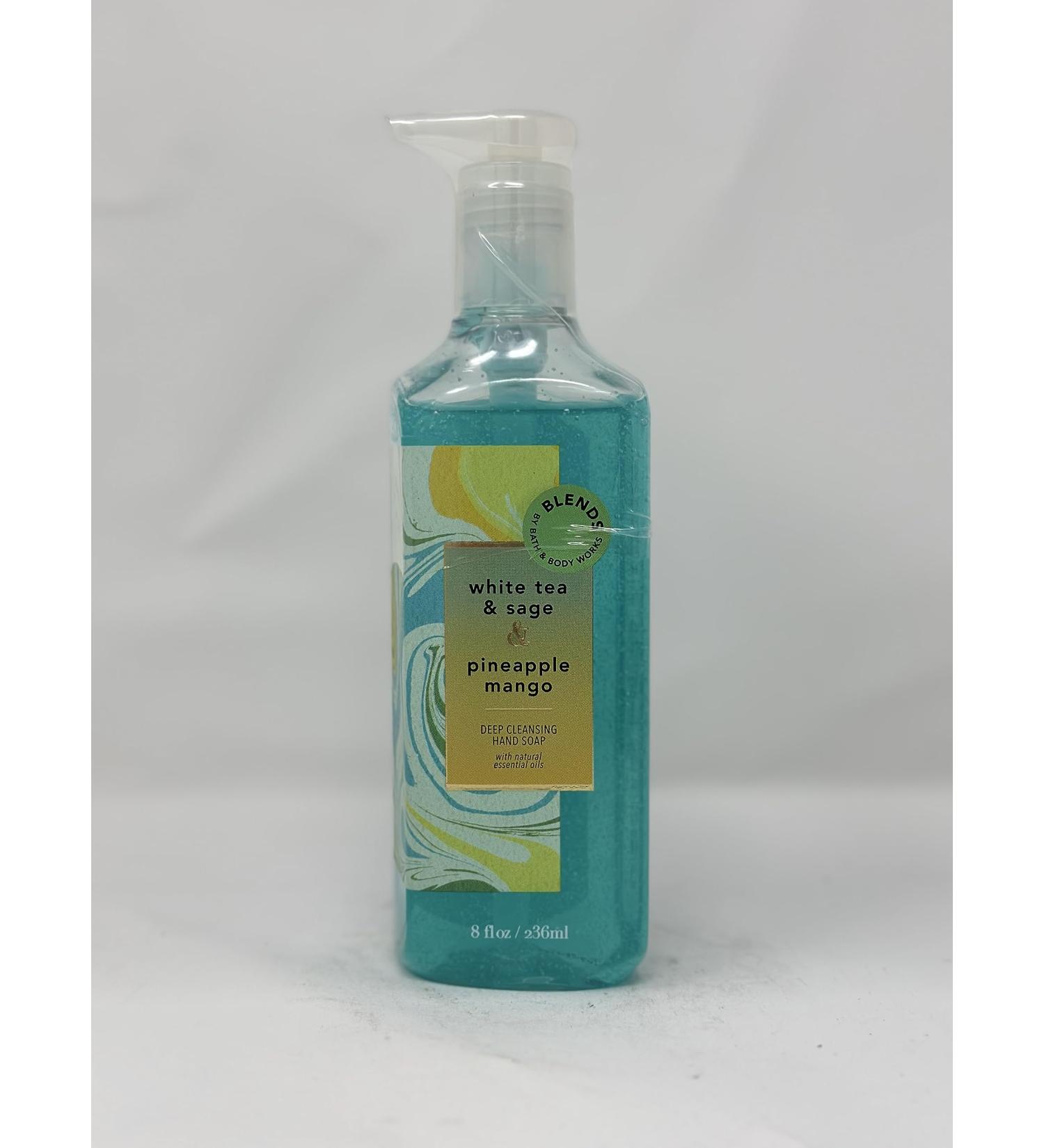 White Tea & sage + Pineapple Mango Deep Cleansing Hand Soap 8 fl oz / 236 mL