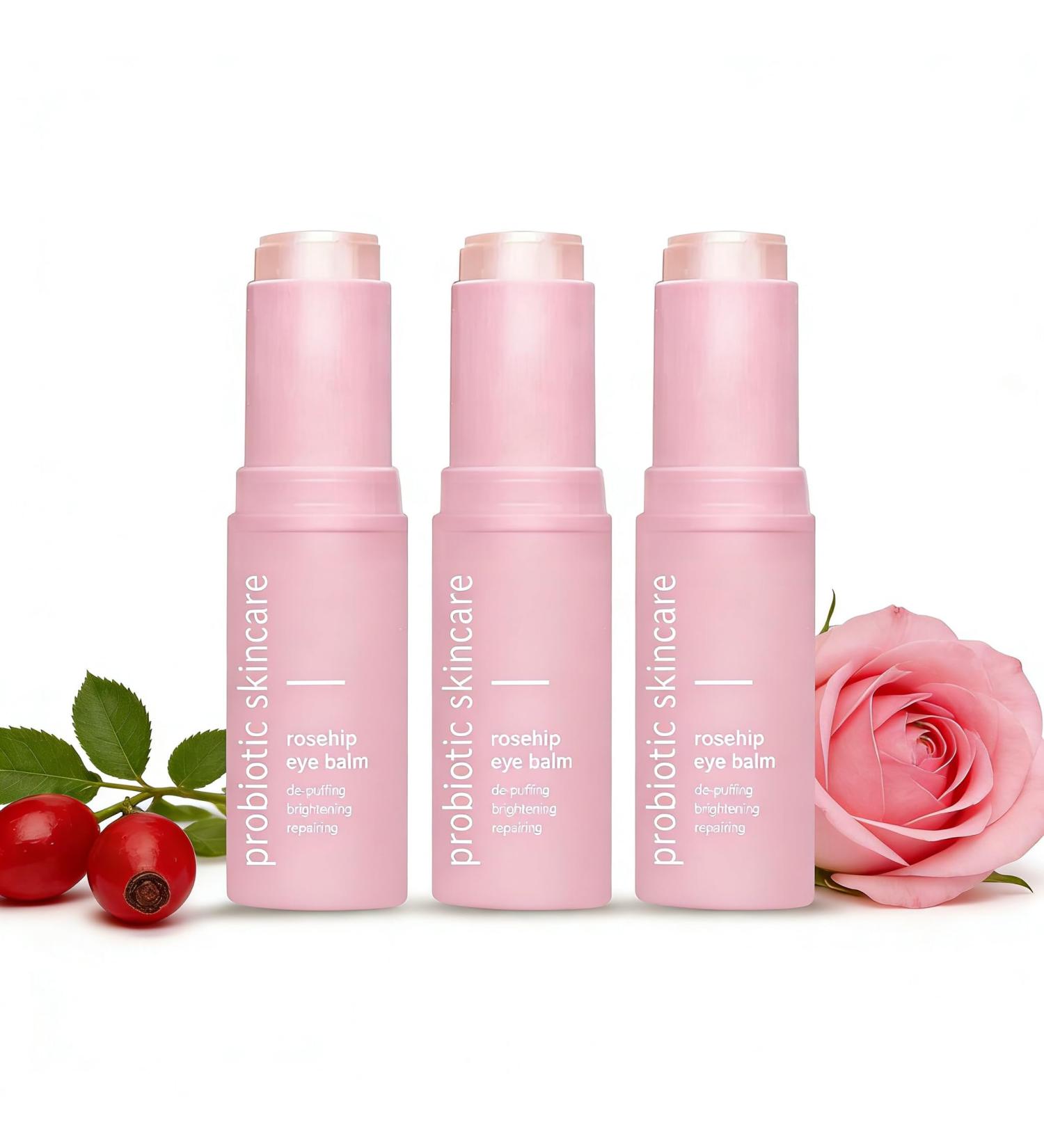 Eye Stick Rosehip 3 g moisturizing multibalm for dark circles and puffiness moisturizing eye stick antiwrinkle fades fine lines tight and moist 3 - Buy Online on GoSupps.com