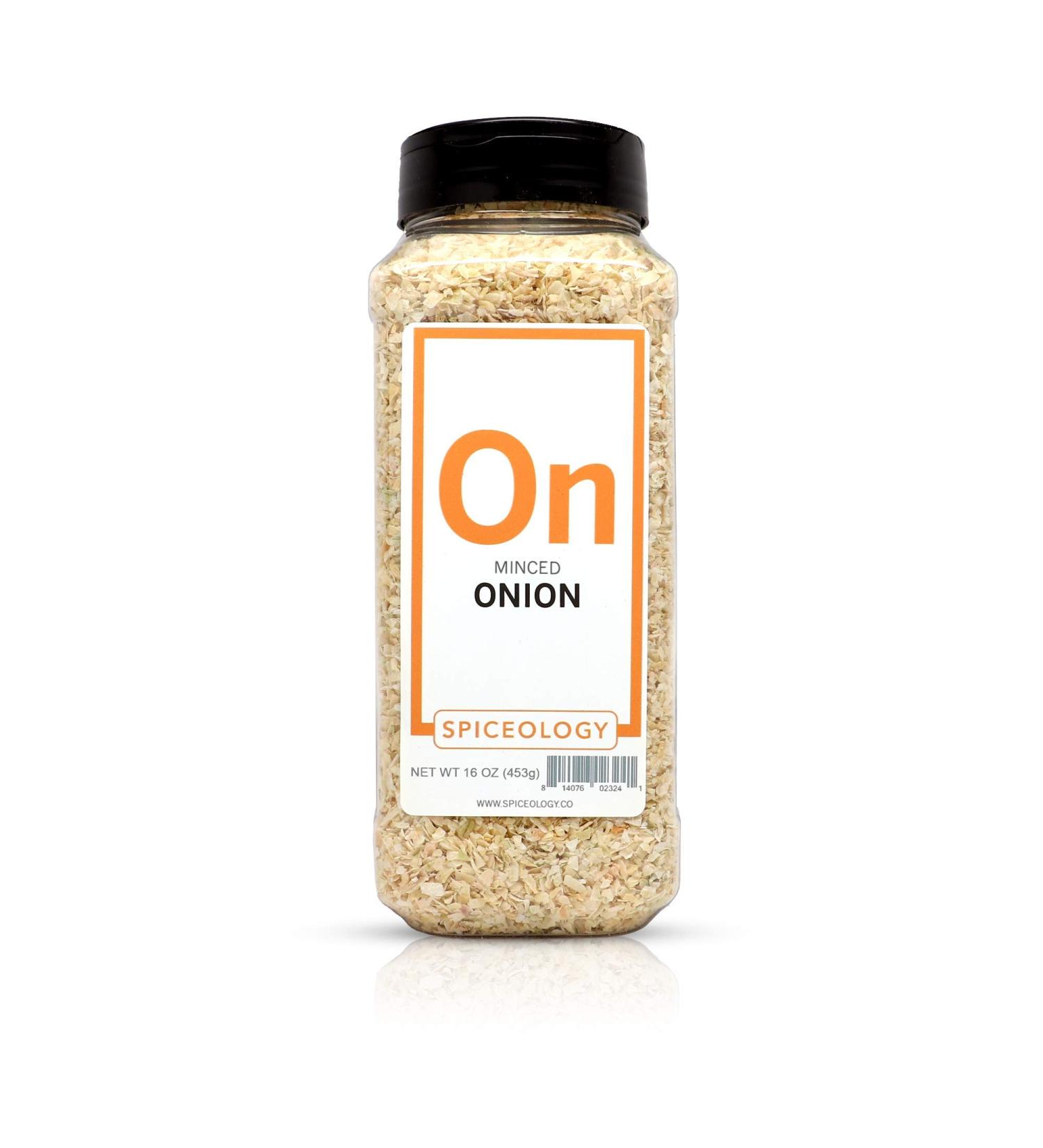 Spiceology Dried Minced Onions - 16 oz | Premium Minced Onion Spice - Buy Online on GoSupps.com
